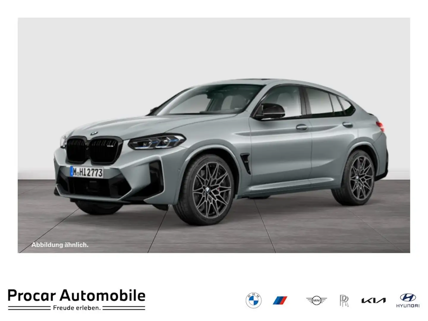 BMW X4 M M Sport Aut. HUD PANO ACC NAVI Laser PDC V+H LM Grau - 1