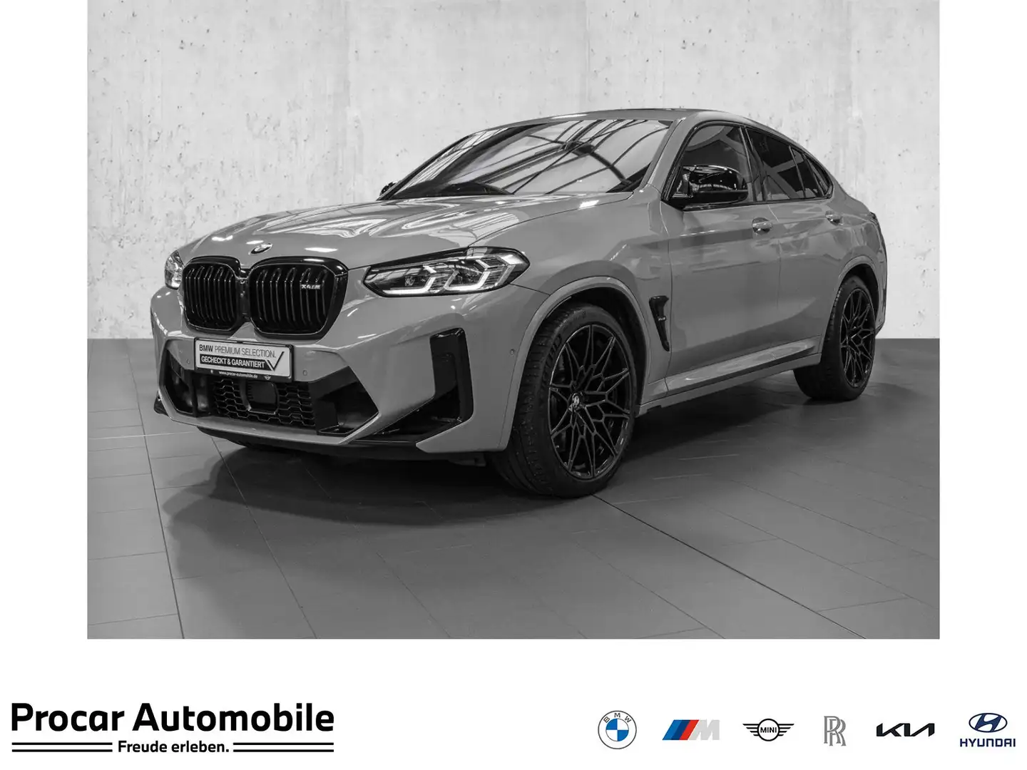 BMW X4 M M Sport Aut. HUD PANO ACC NAVI Laser PDC V+H LM Grijs - 1