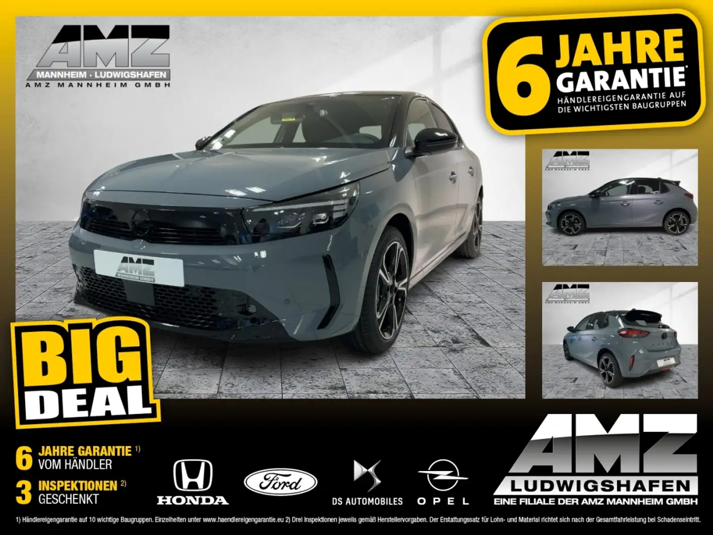Opel Corsa F 1.2 Turbo GS FLA SpurW DynLi LM KAM PDC Gris - 1