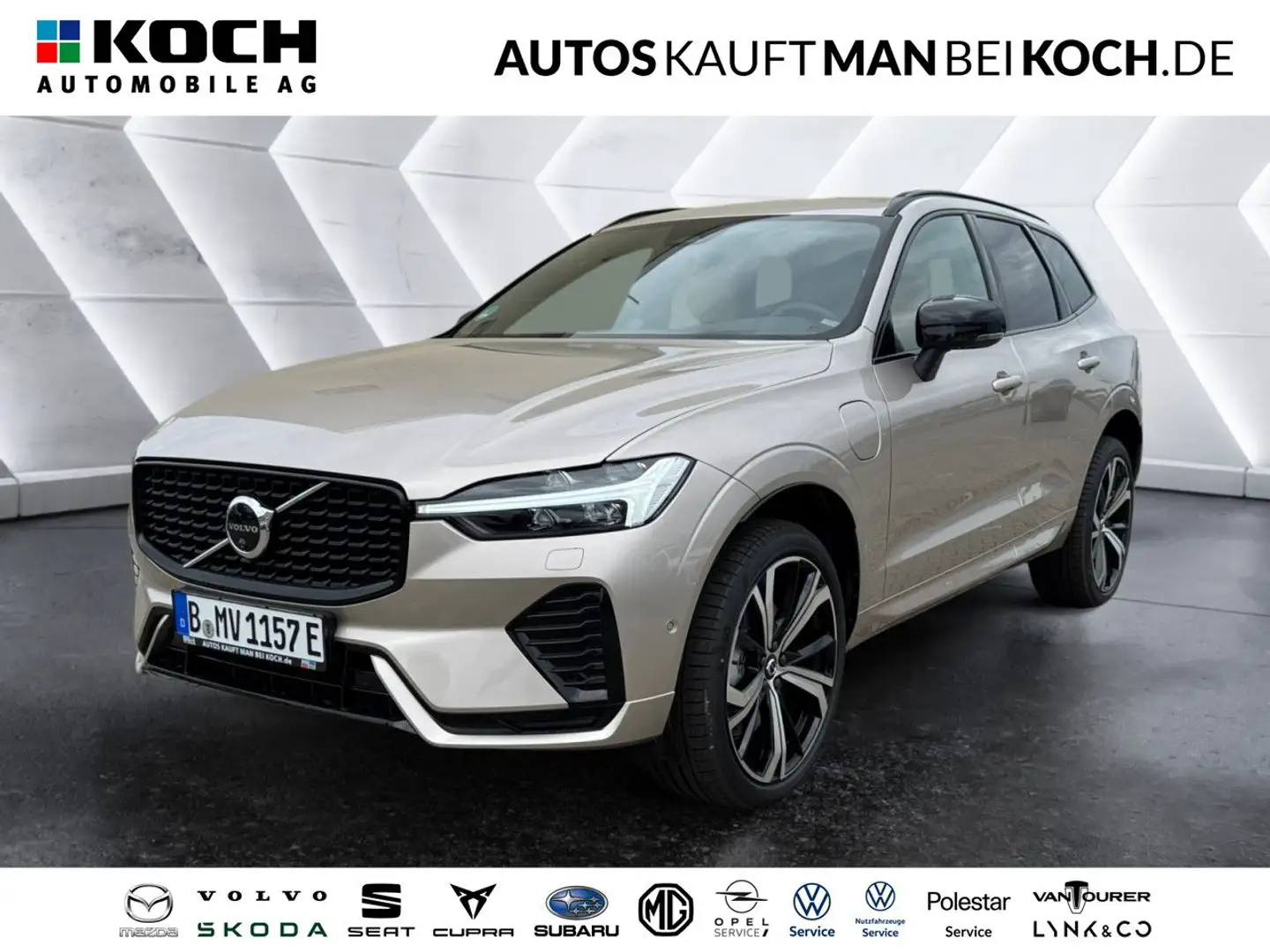 Volvo XC60 T6 AWD Plug-in Hybrid Ultra Dark Beige - 1