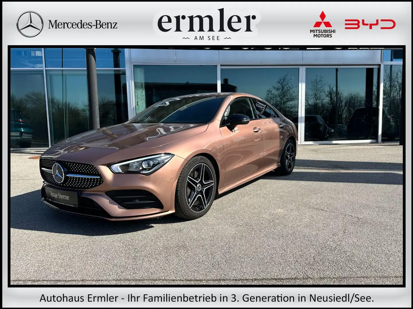 Mercedes-Benz CLA 200 d Coupé AMG Line AMG Ambiente Leder Gold - 1