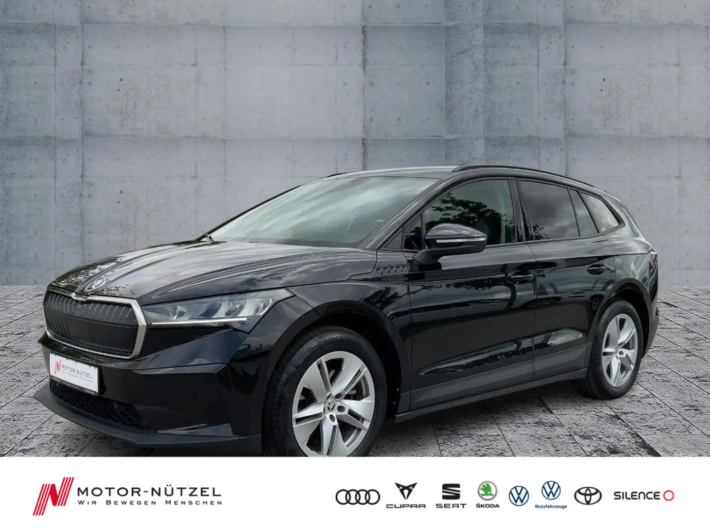 Skoda Enyaq iV 60 LOFT LED+NAVI+AHK+ACC+DAB+KAMERA+19Z Fekete - 1