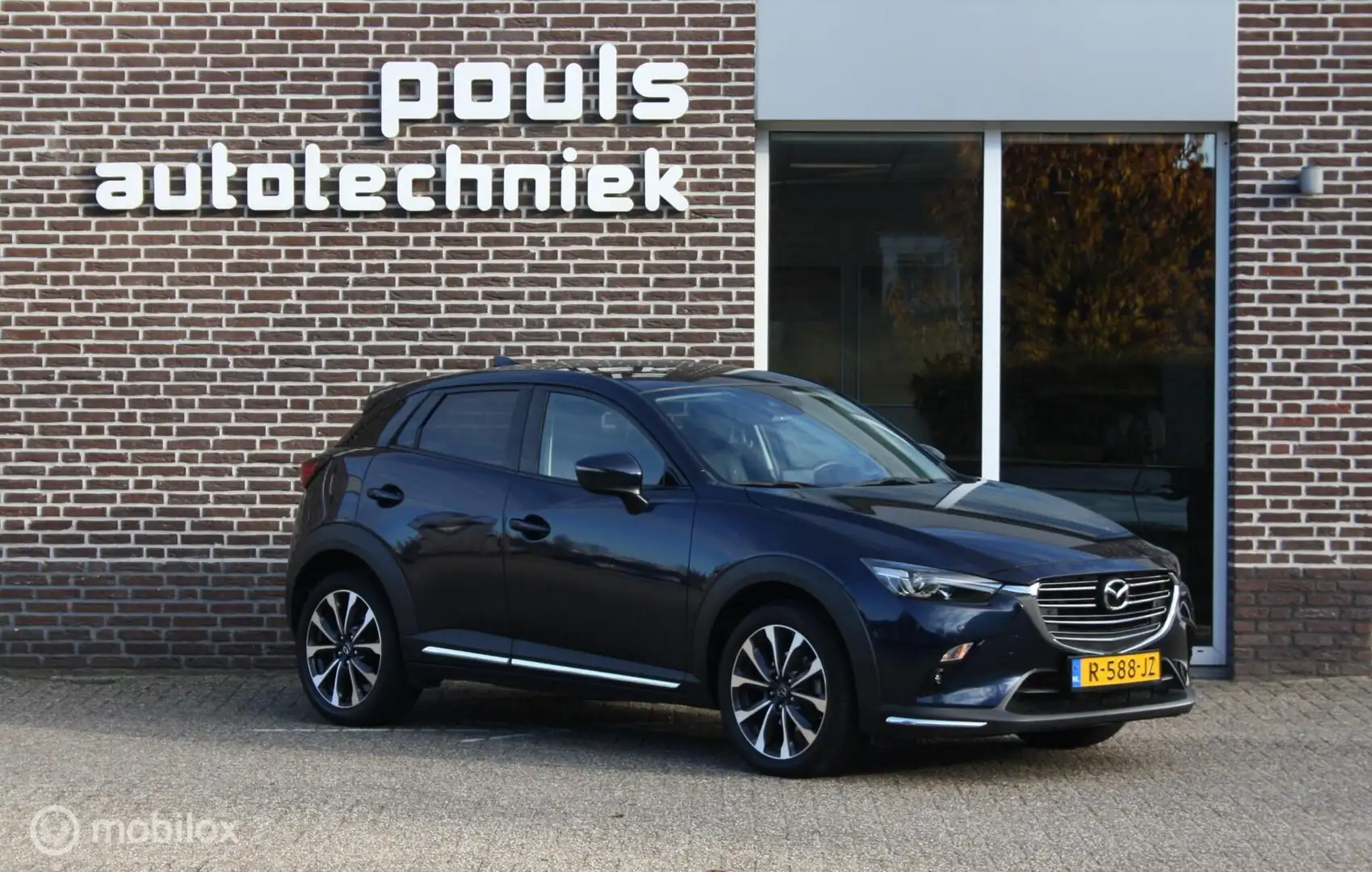 Mazda CX-3 2.0 SkyActiv-G 120 SkyLease GT Blauw - 1