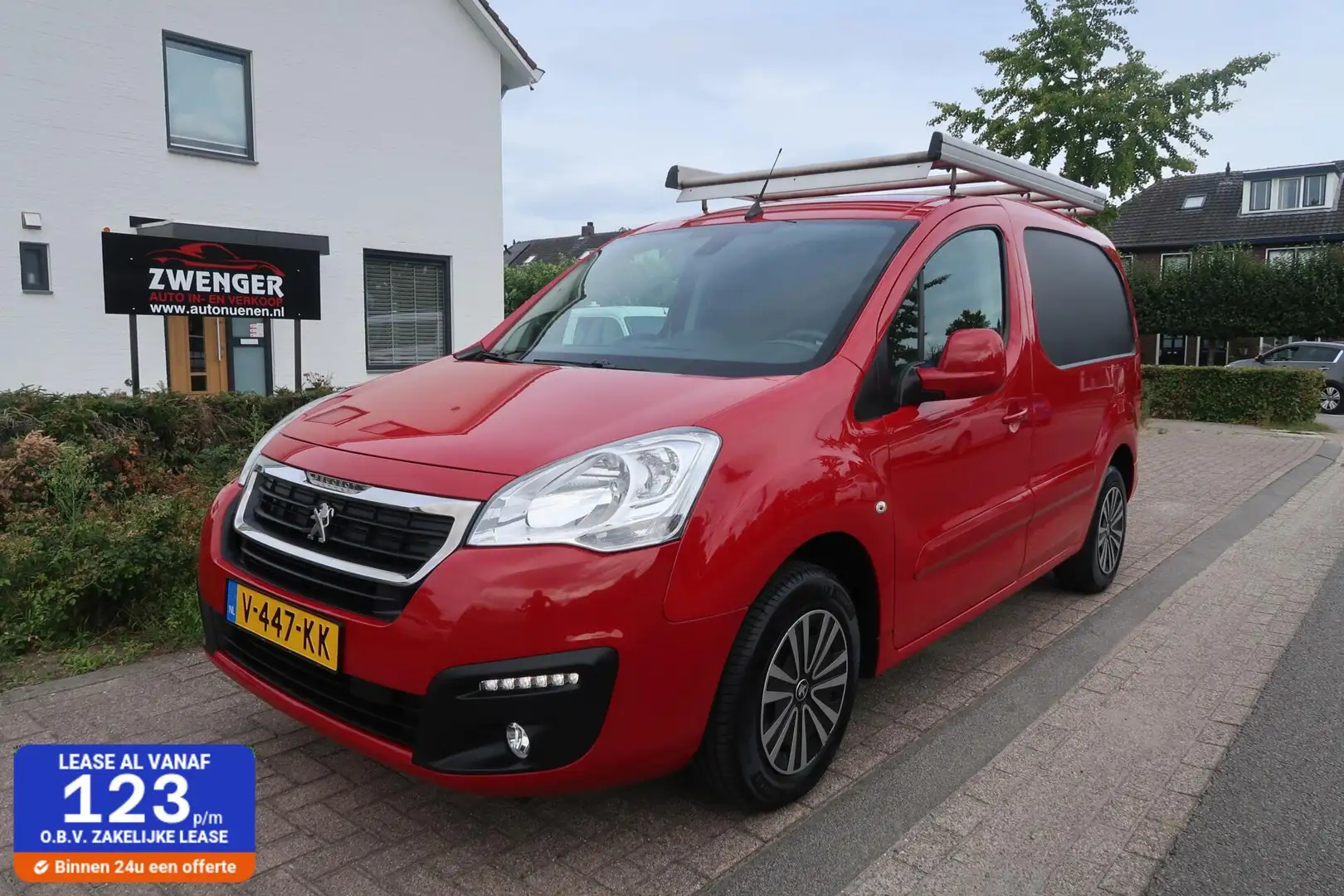 Peugeot Partner bestel 1.6 BlueHDi NAVIGATIE|TREKHAAK|IMPERIAAL|AI Rouge - 1