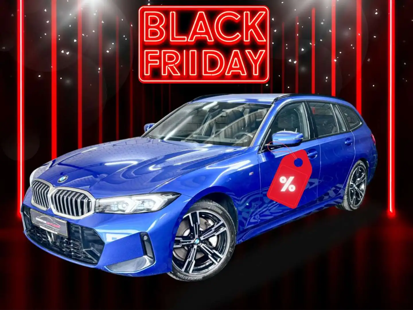 BMW 330 330i M-Sport Touring xDrive 245CV * Hayon * ACC * Bleu - 1