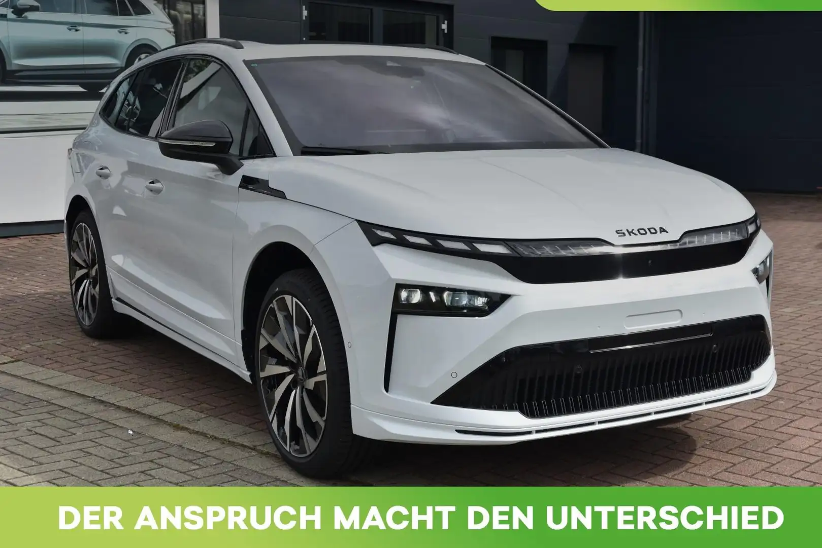 Skoda Enyaq 85 x Sportline*Matrix*AHK*Navi*Paket Max* Weiß - 1
