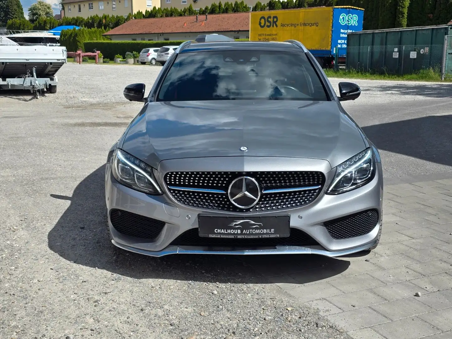 Mercedes-Benz C 450 4-Matic *PANO*360°*VOLL*EURO-6*Hu neu Gümüş rengi - 2