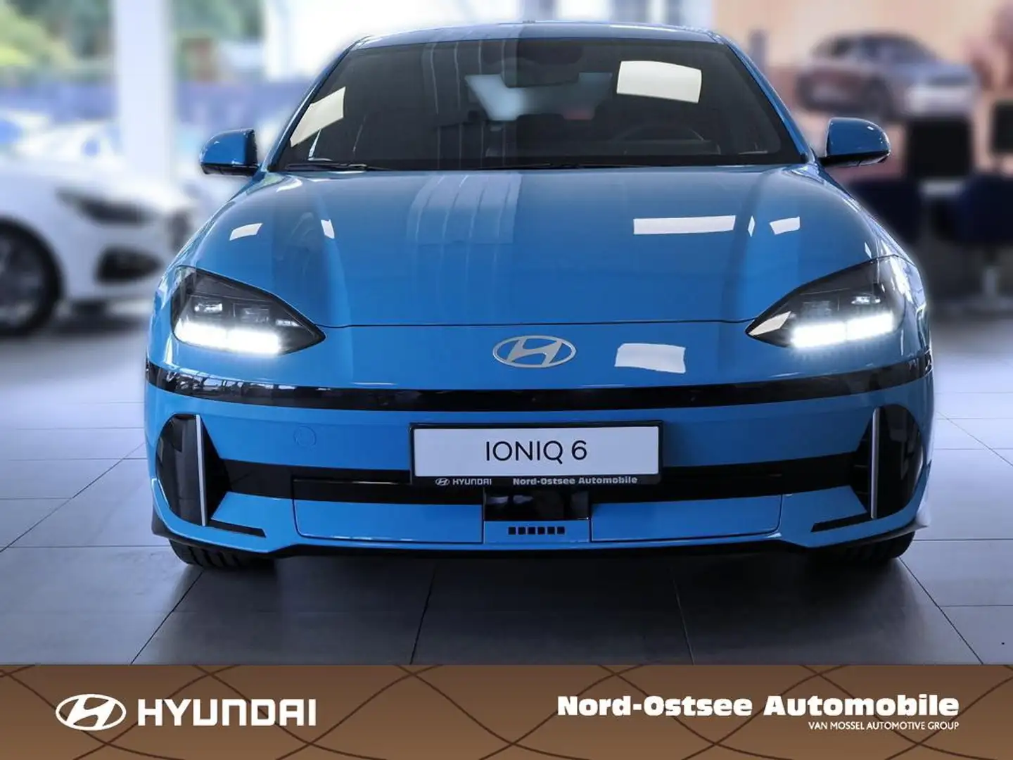 Hyundai IONIQ 6 77,4kWh Batt. TECHNIQ TechniqP ParkP Bleu - 2