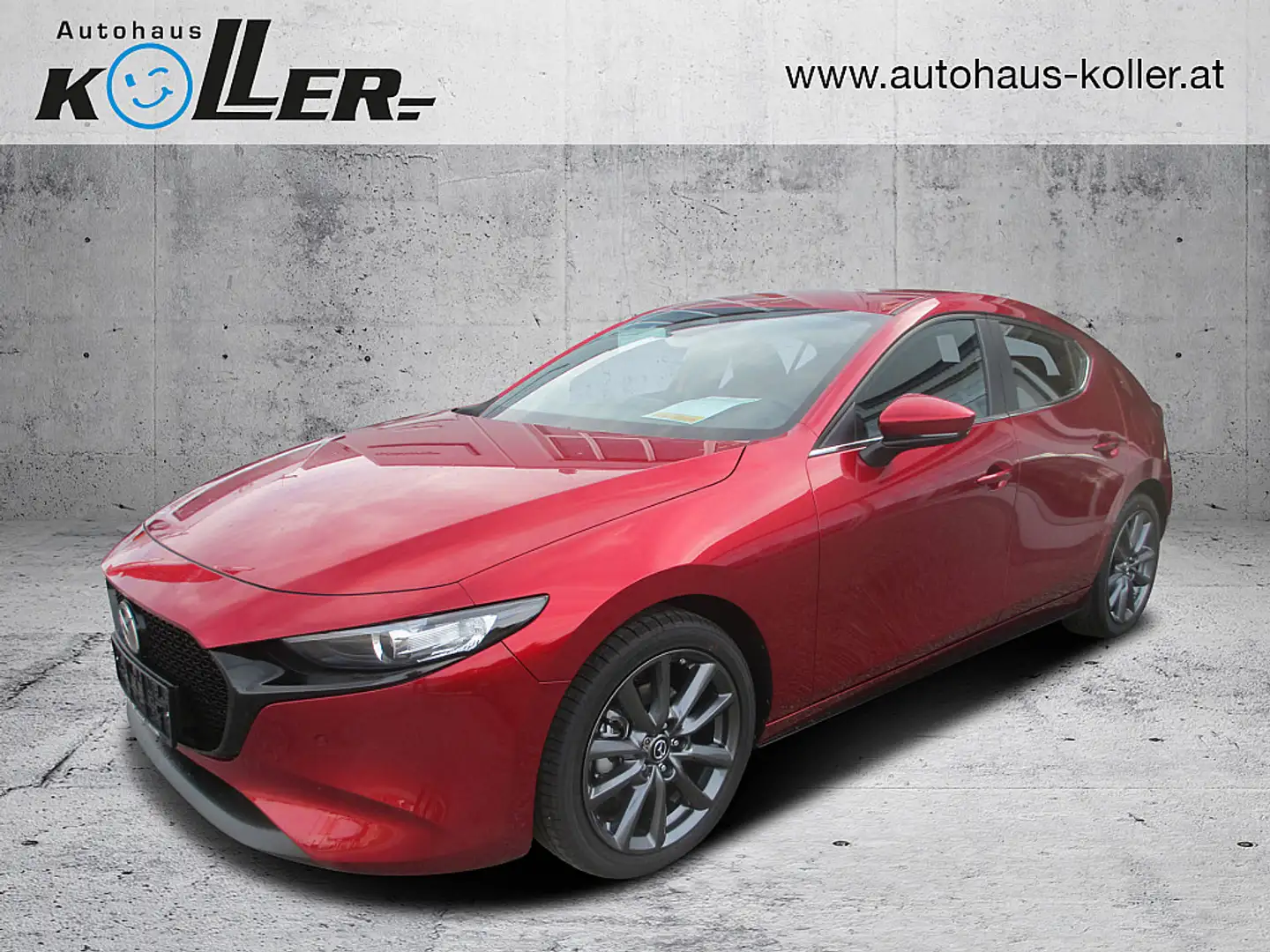 Mazda 3 /SP/AT/G122/Exclusive-Line Modell 2024 Rot - 1