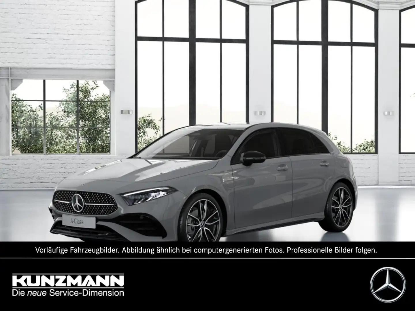 Mercedes-Benz A 200 d Kompaktlimousine AMG Night Navi Kamera Grijs - 1
