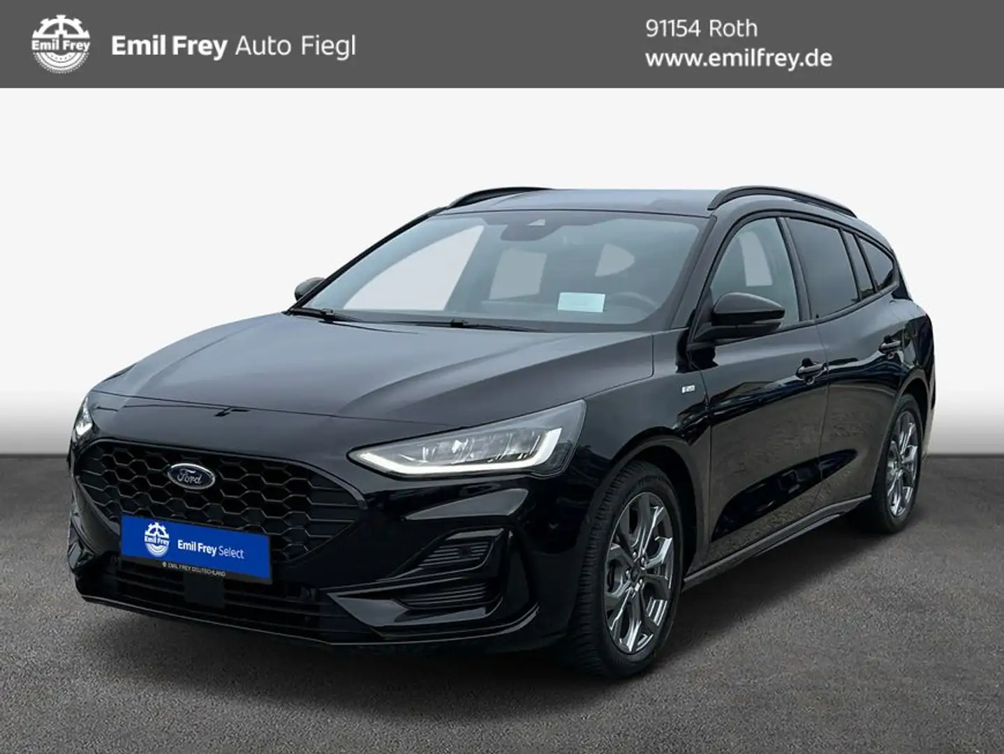 Ford Focus Turnier 1.0 EcoBoost Start-Stopp-System ST-L Zwart - 1