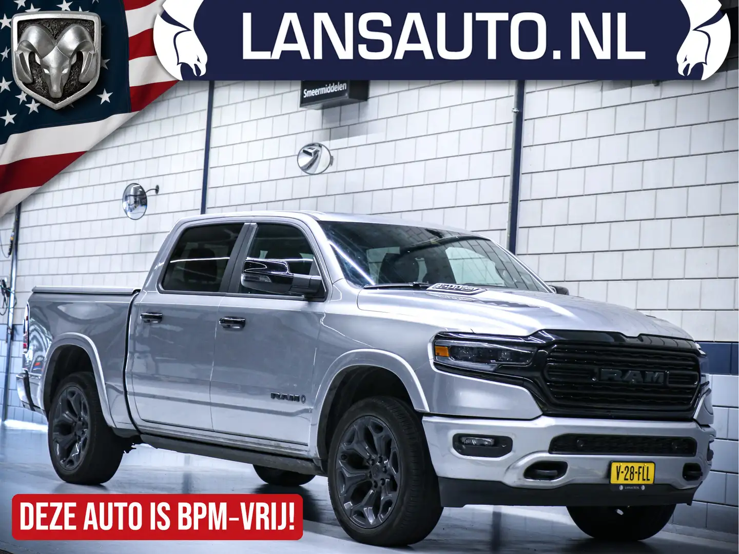 Dodge RAM 1500 Limited Night | Nieuw geleverd en onderhouden Srebrny - 1