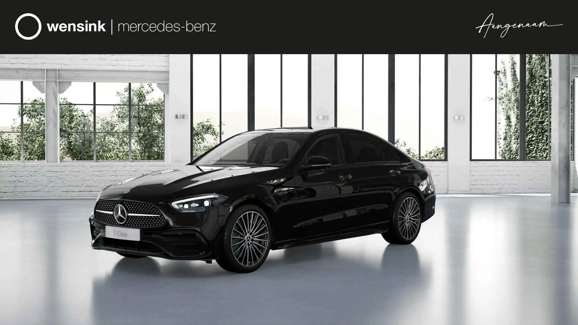 Mercedes-Benz C 300 de Business Solution AMG | Panoramaschuifdak | DIG Zwart - 1