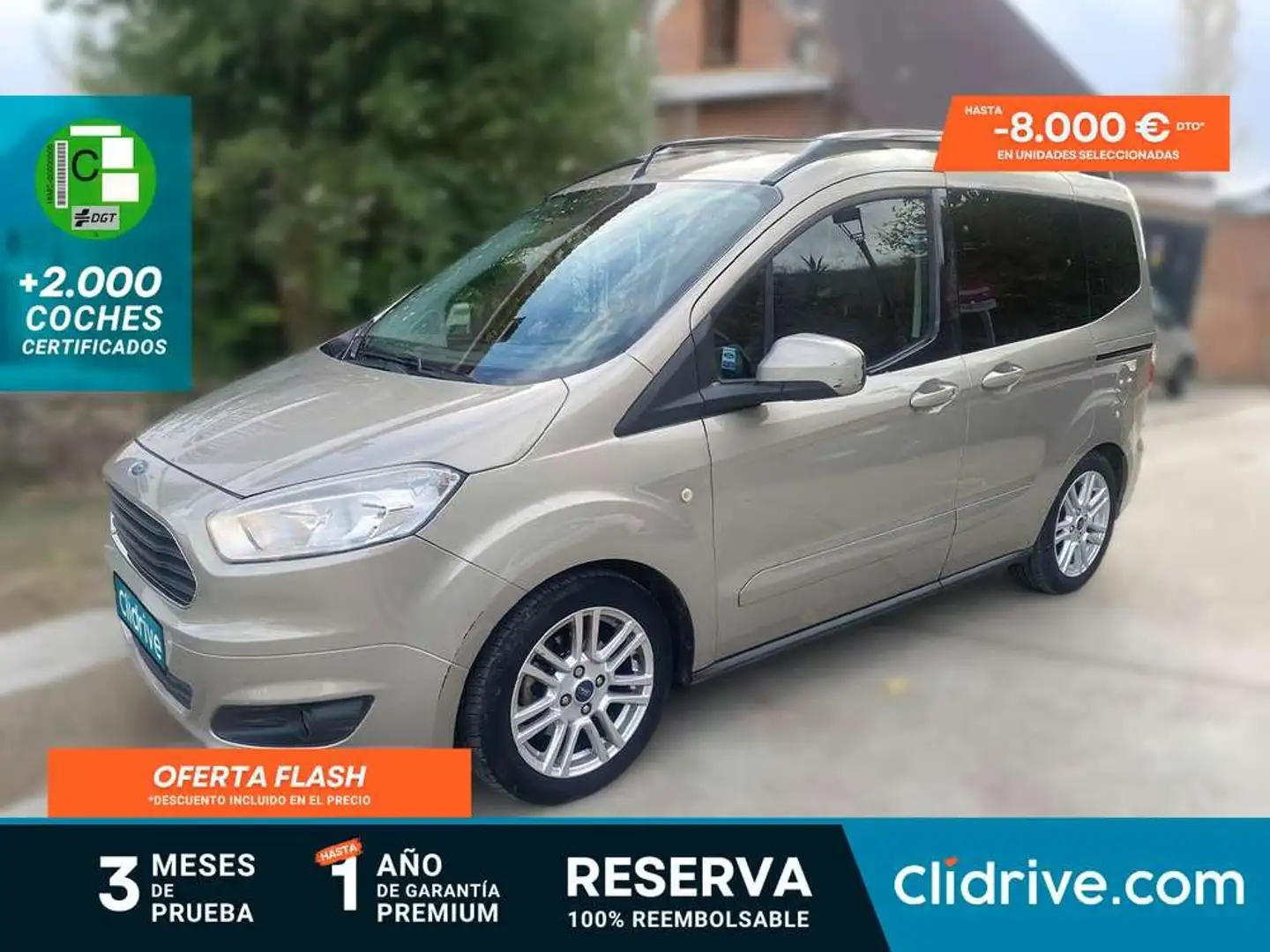 Ford Tourneo Connect 1.6TDCi Titanium 95 Beige - 1