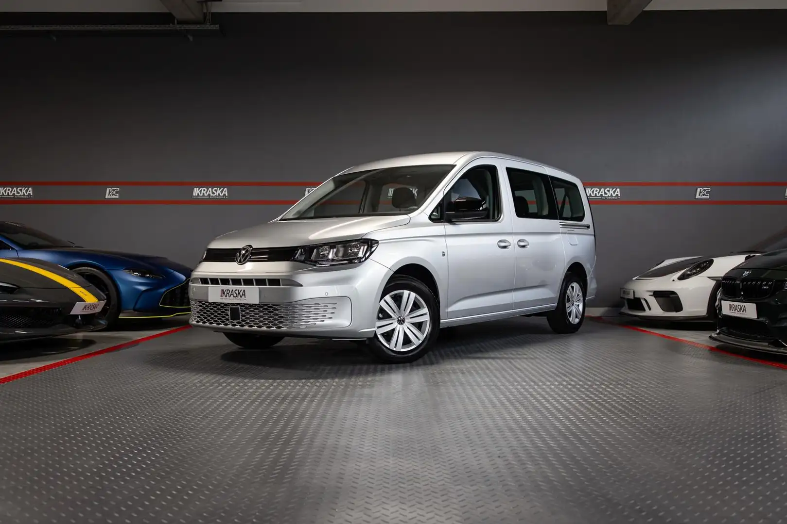 Volkswagen Caddy Caddy 2.0 TDI Maxi DSG VIRTUAL KAMERA 7-SITZER Silber - 1