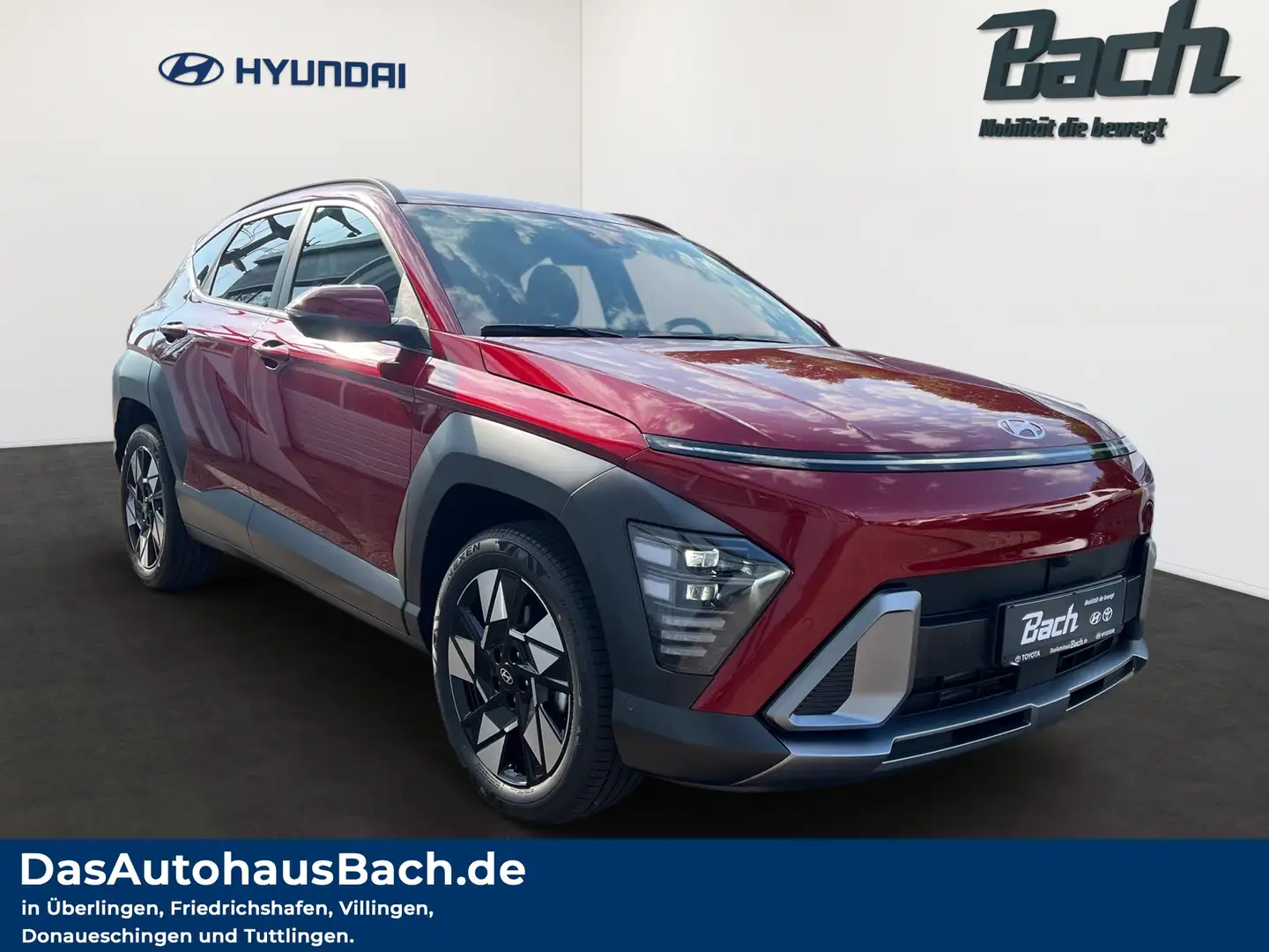 Hyundai KONA 1.6 T-GDI 7-DCT Prime Sitz-Paket ACC+LED+LM Rot - 2