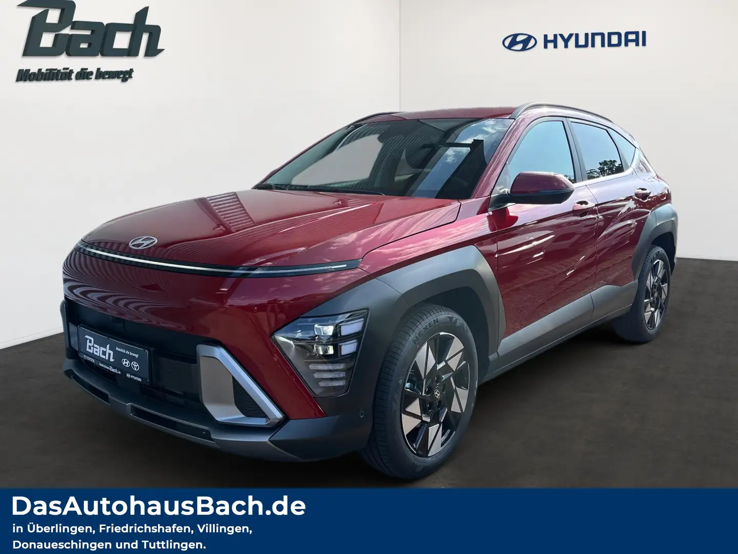Hyundai KONA 1.6 T-GDI 7-DCT Prime Sitz-Paket ACC+LED+LM Rot - 1