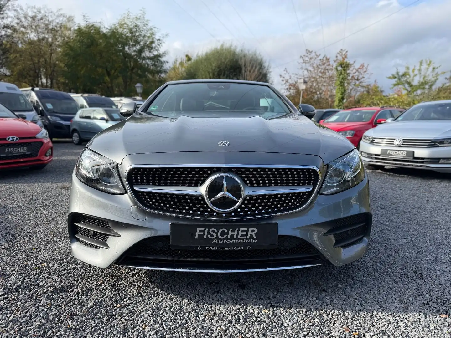 Mercedes-Benz E 450 Cabrio+AMG+4 M+LED+NAVI+LEDER+ Grau - 2