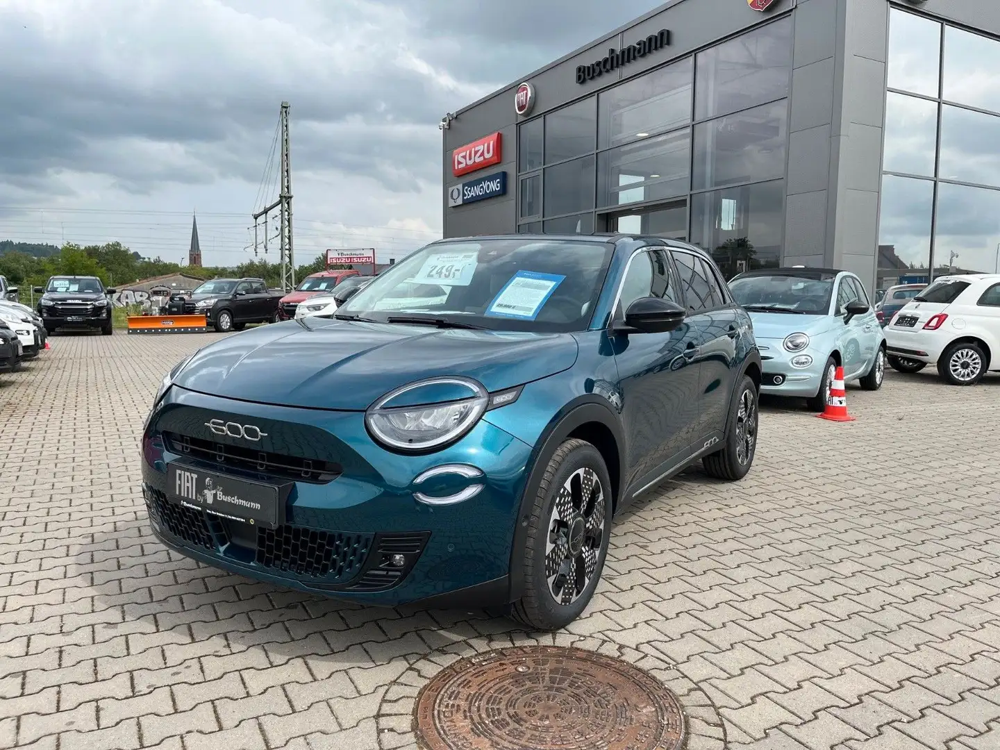 Fiat 600 La Prima 136PS  Mild-Hybrid ohne Stecker Vert - 1