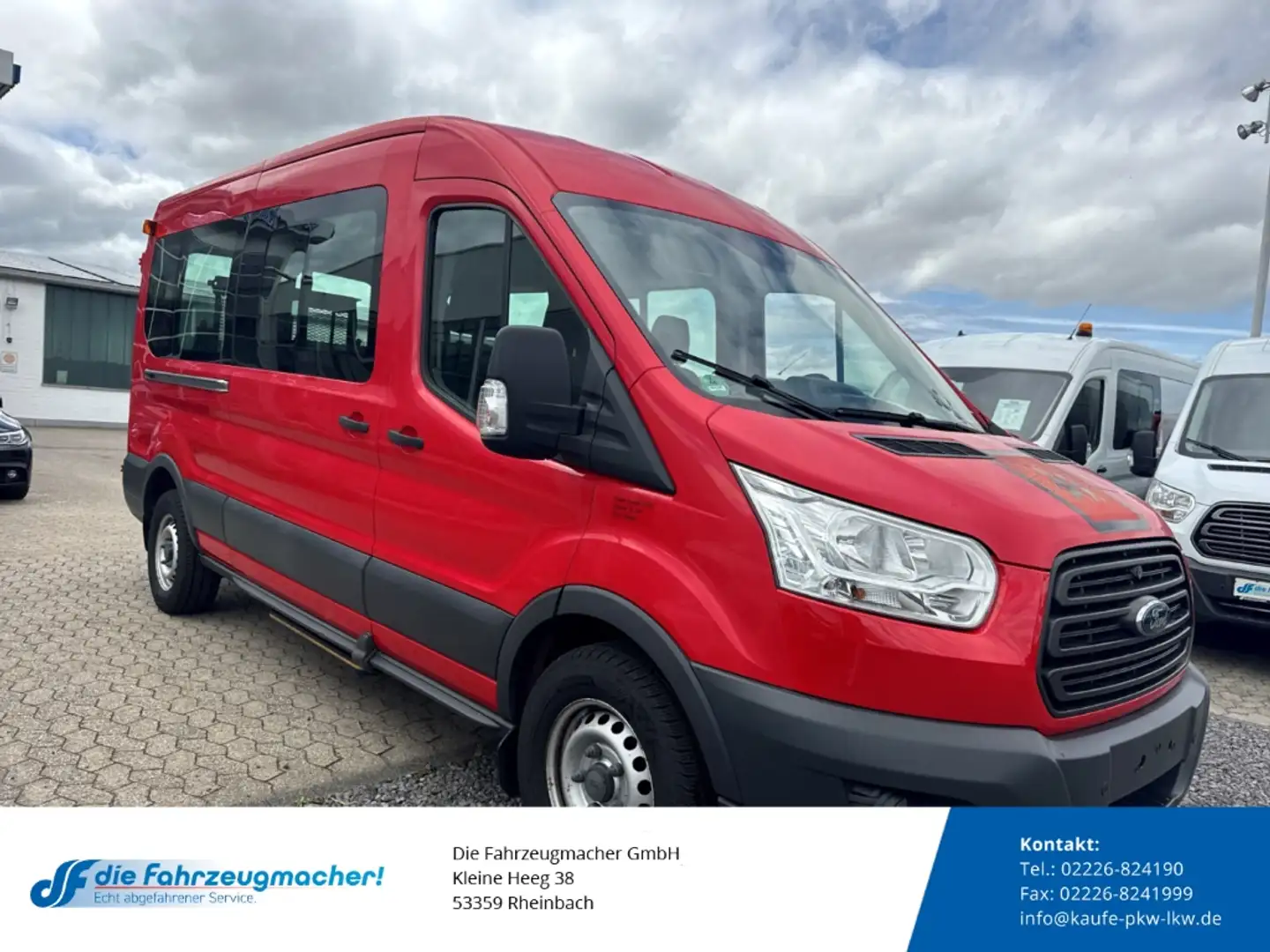 Ford Transit Kombi 350 L3 Trend 2.2 TDCi *4371 *KLIMA *EXPORT Rojo - 1