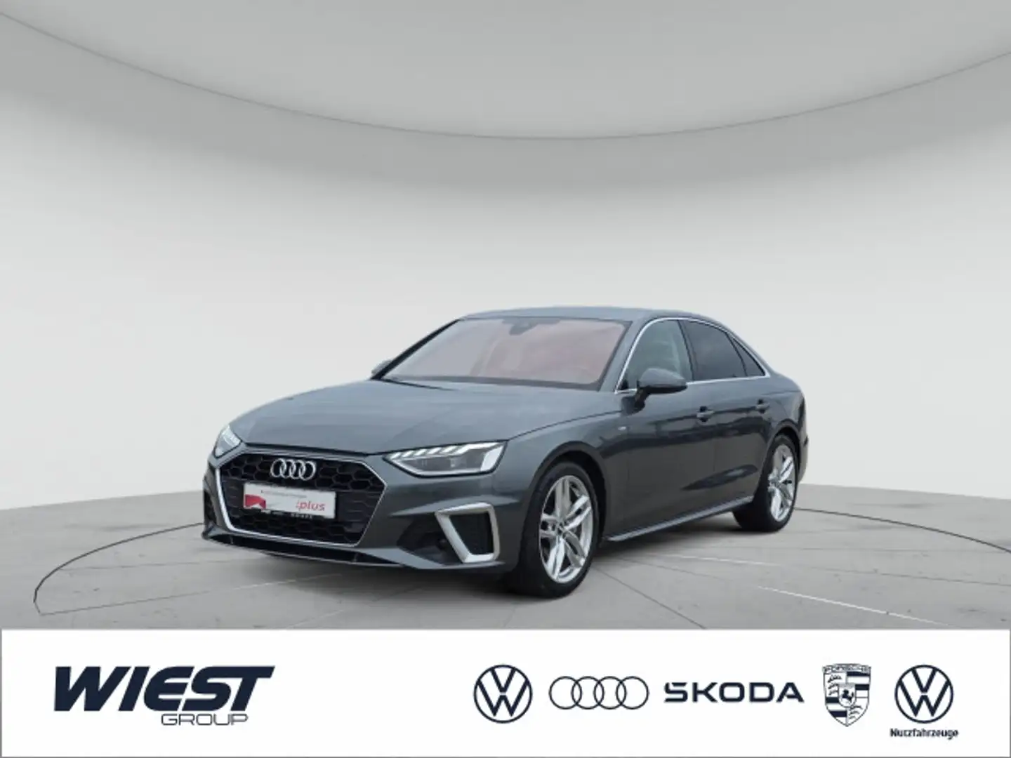 Audi A4 S line 40 TDI S tronic, LED/NAVI/2x Grau - 1