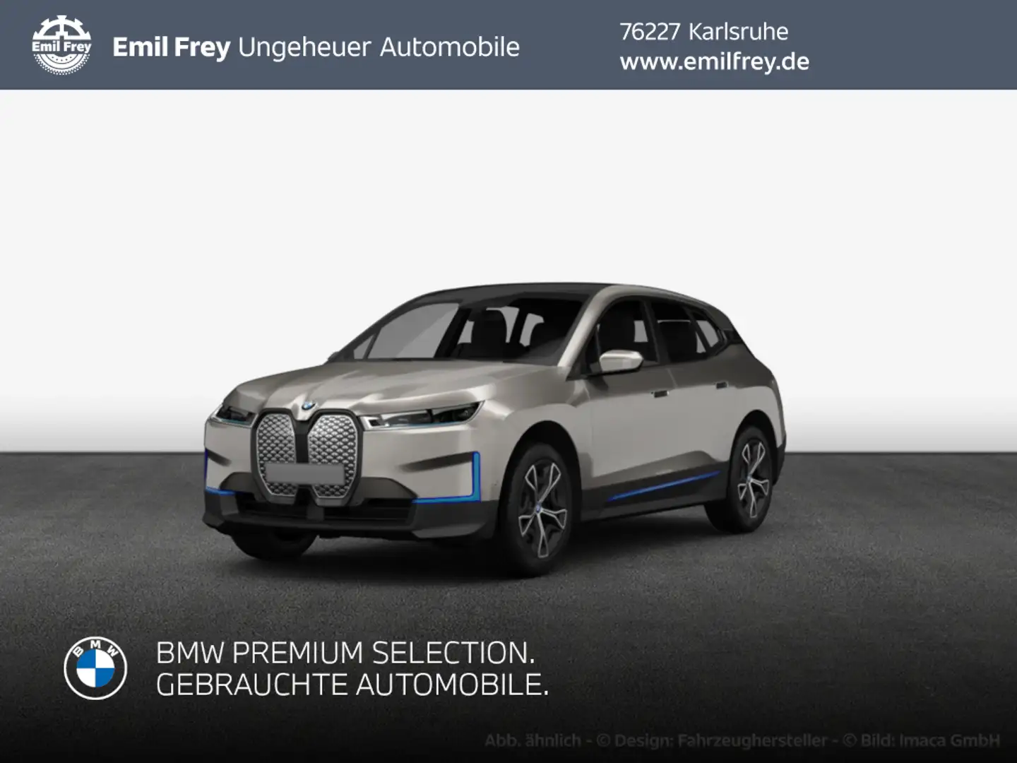 BMW iX xDrive40 Grau - 1