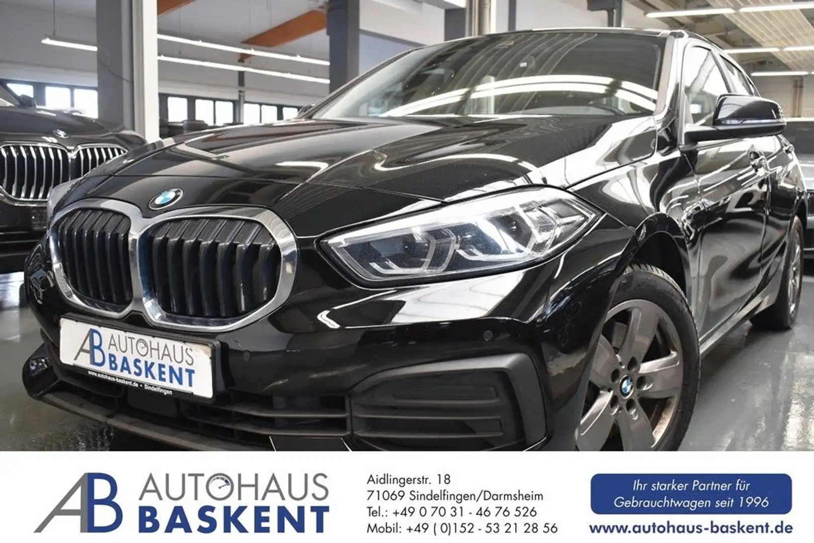 BMW 118 d Aut. Advantage*LED*NAVI*LIVE COCKPIT*SHZ* Schwarz - 1