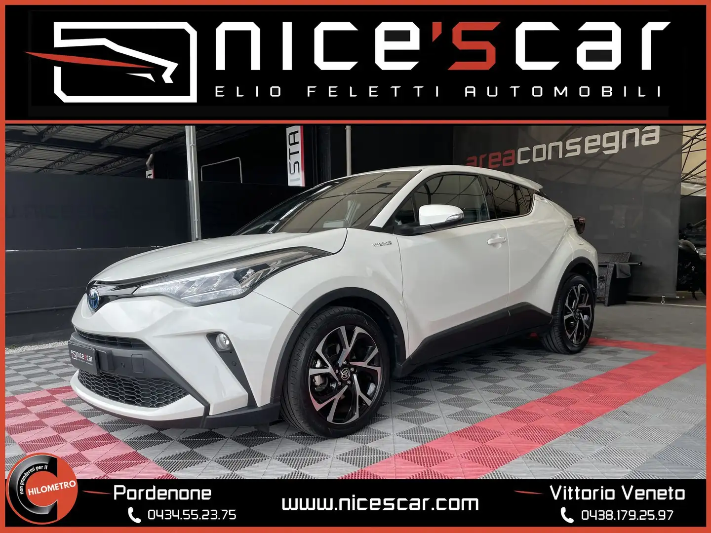Toyota C-HR C-HR 1.8 Hybrid E-CVT Active Bianco - 1