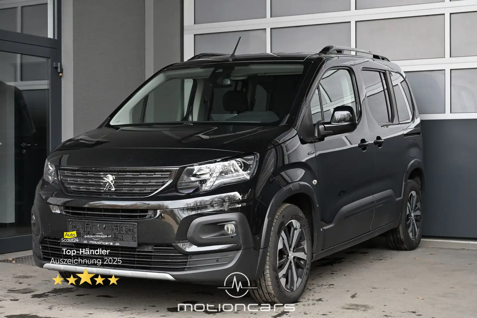 Peugeot Rifter 1.5 BlueHDi 130 FAP GT Line S&S Pickerl NEU Schwarz - 1