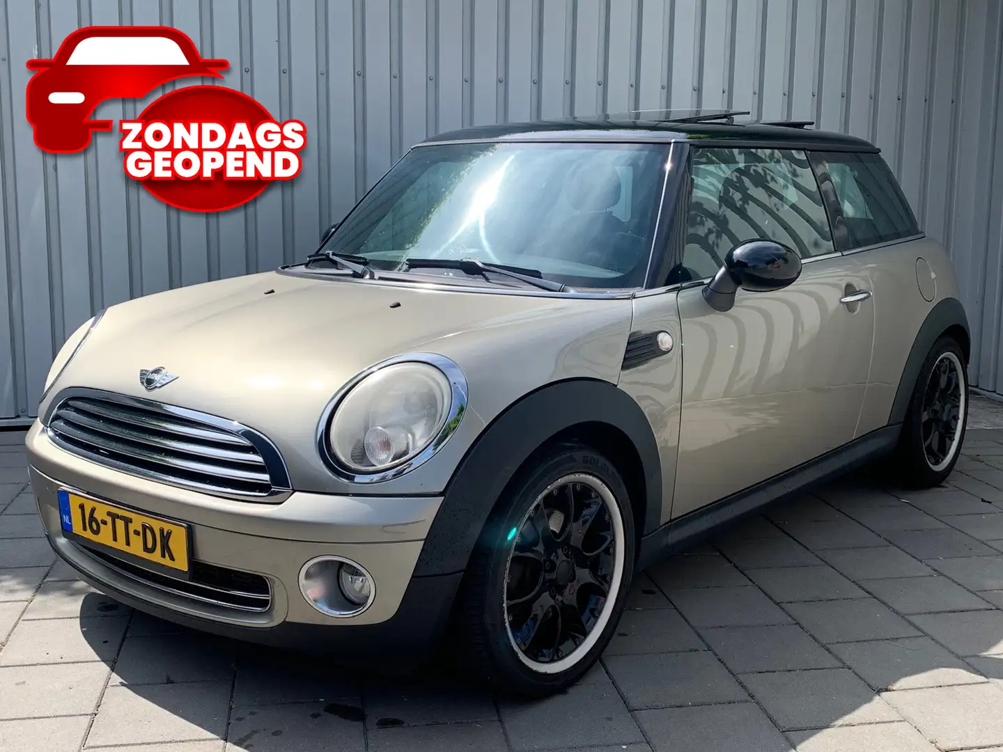 MINI Cooper Mini 1.6 Chili|Opendak|140000KM|Airco| Gris - 1