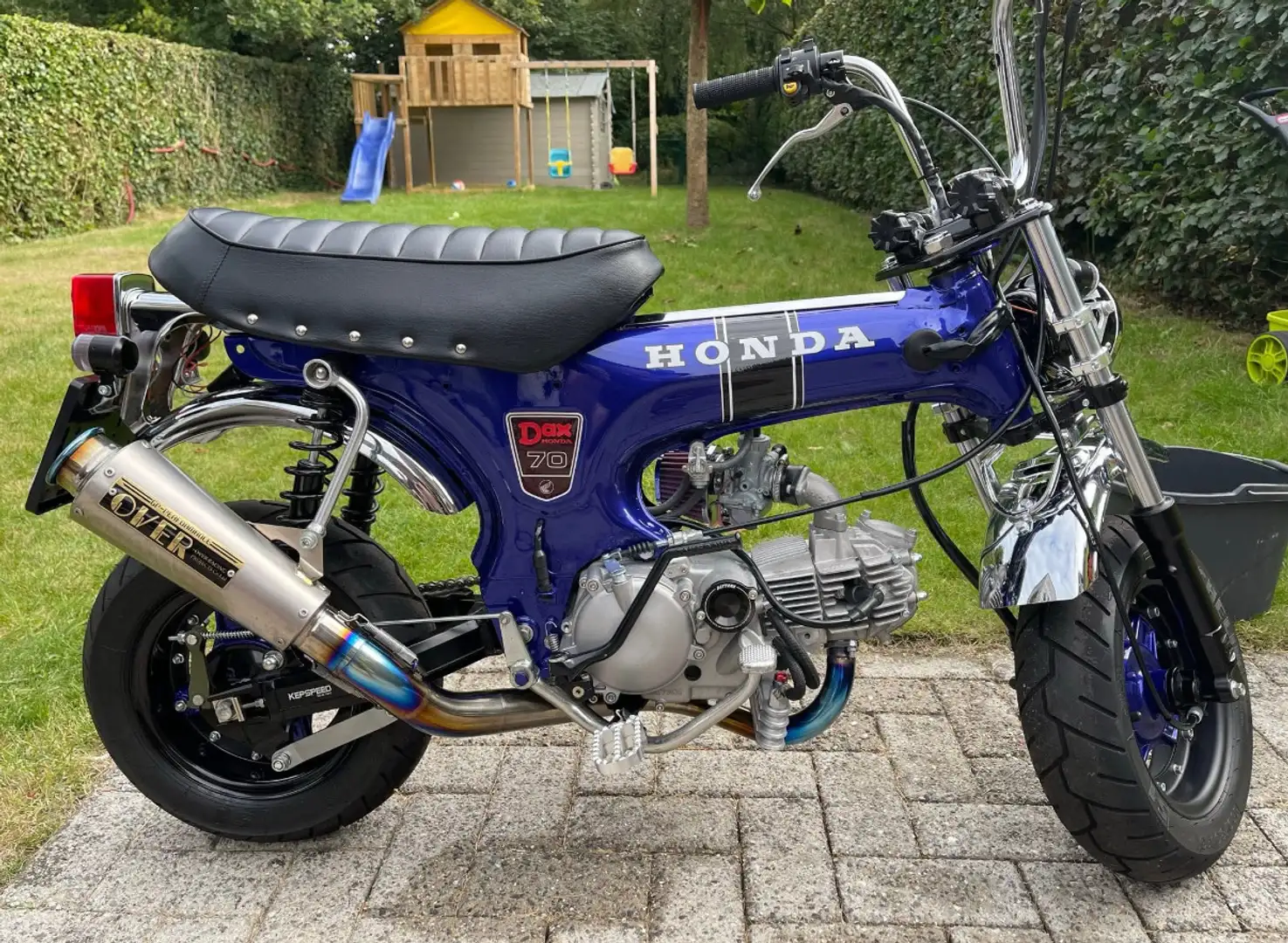 Honda DAX ST 125 125 cc daytona Moto dax ST70 kader Bleu - 2