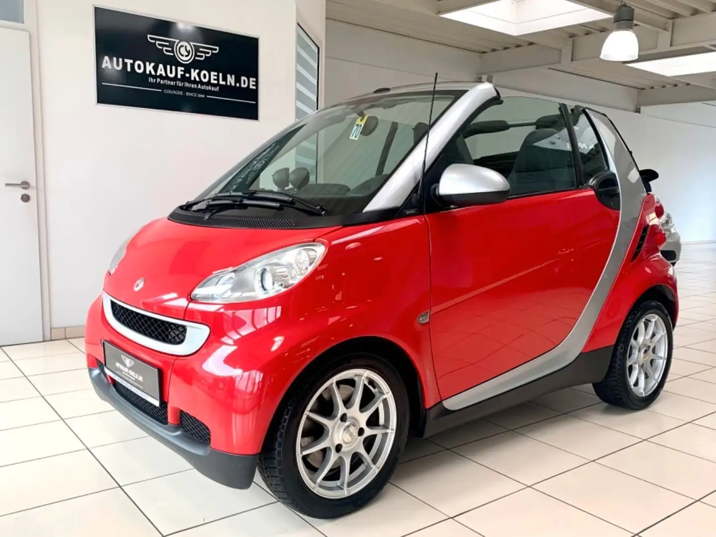smart forTwo cabrio passion/Klima/Alus/Sitz.Heizung Rood - 2