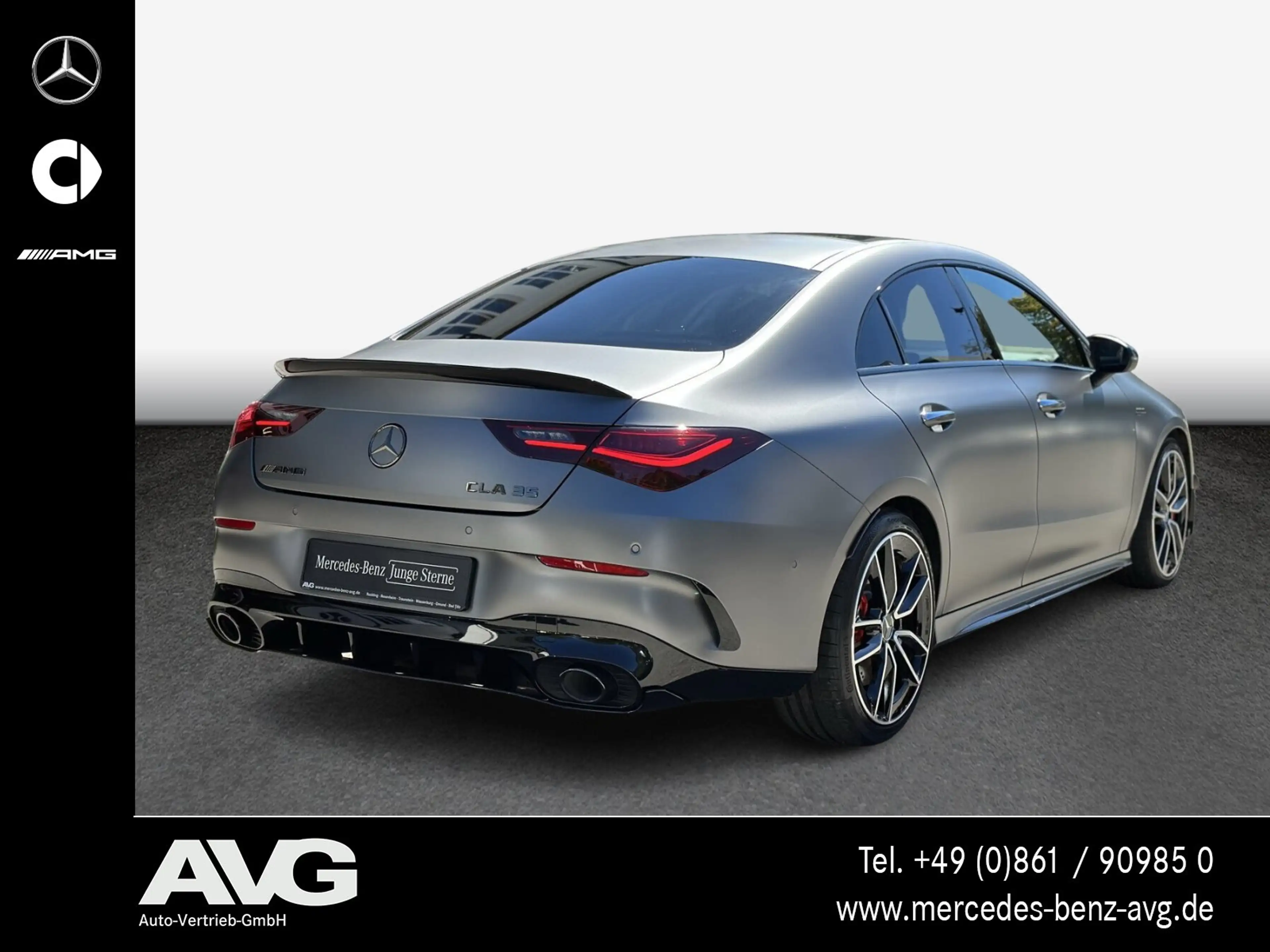Mercedes-Benz CLA 35 AMG CLA 35 4M Coupé Aero-DynP Pano 19 Night Mattgrau — photo 3