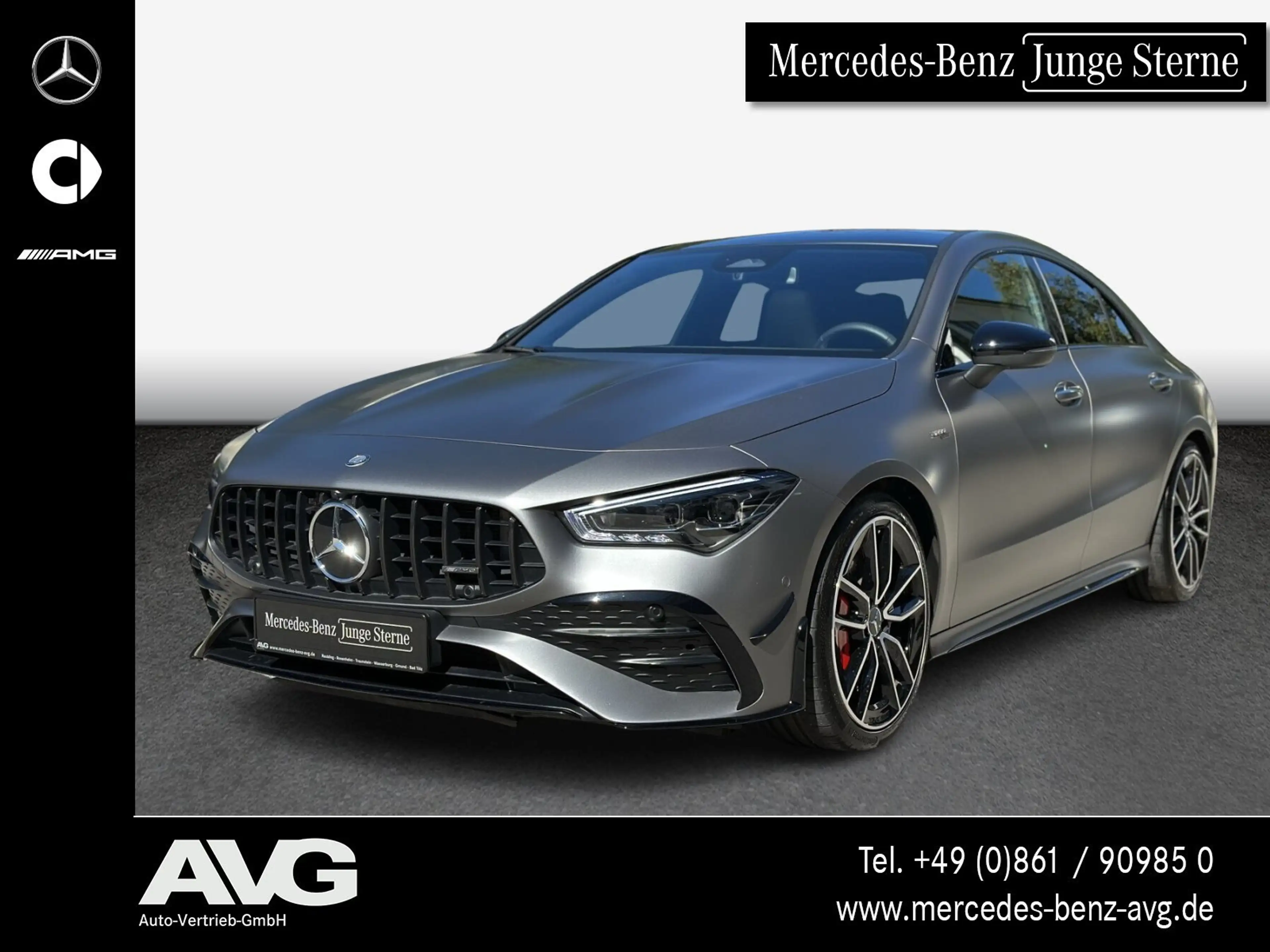 Mercedes-Benz CLA 35 AMG CLA 35 4M Coupé Aero-DynP Pano 19 Night Mattgrau