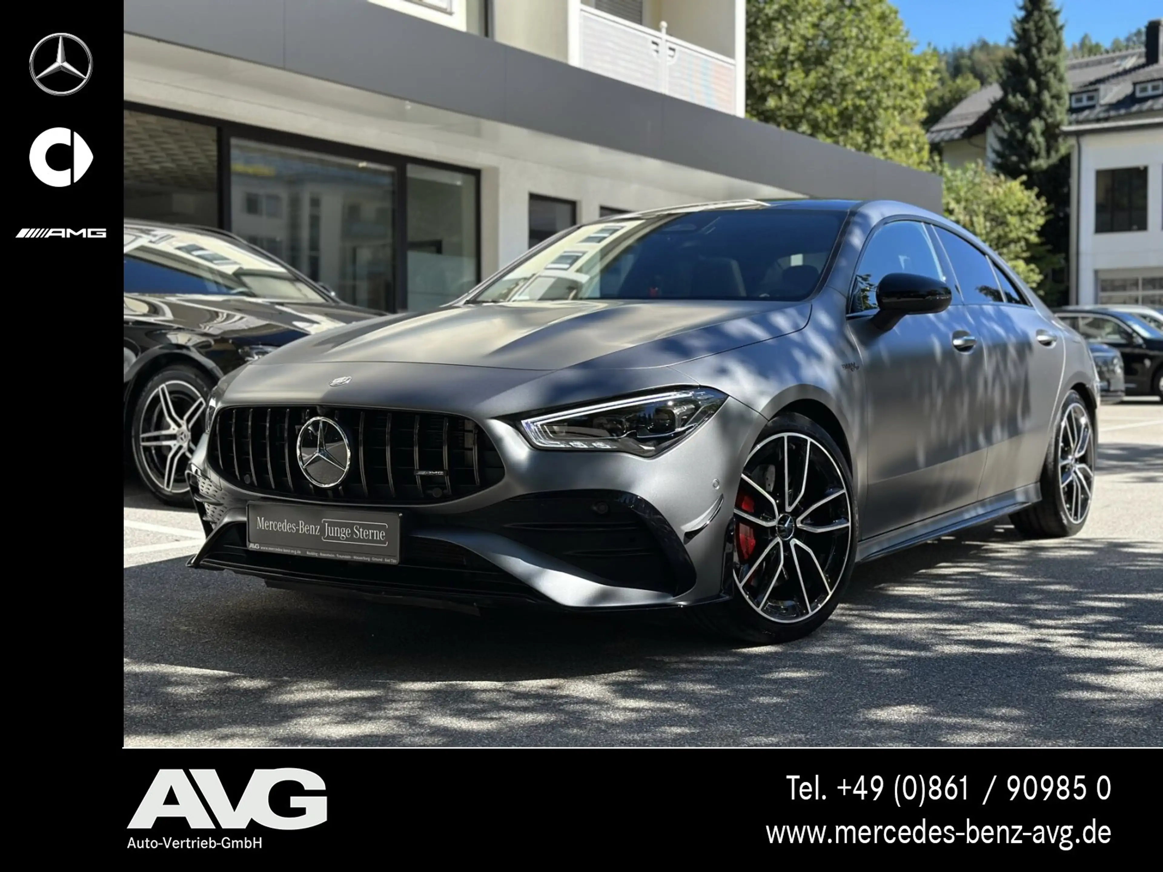 Mercedes-Benz CLA 35 AMG CLA 35 4M Coupé Aero-DynP Pano 19 Night Mattgrau — photo 7