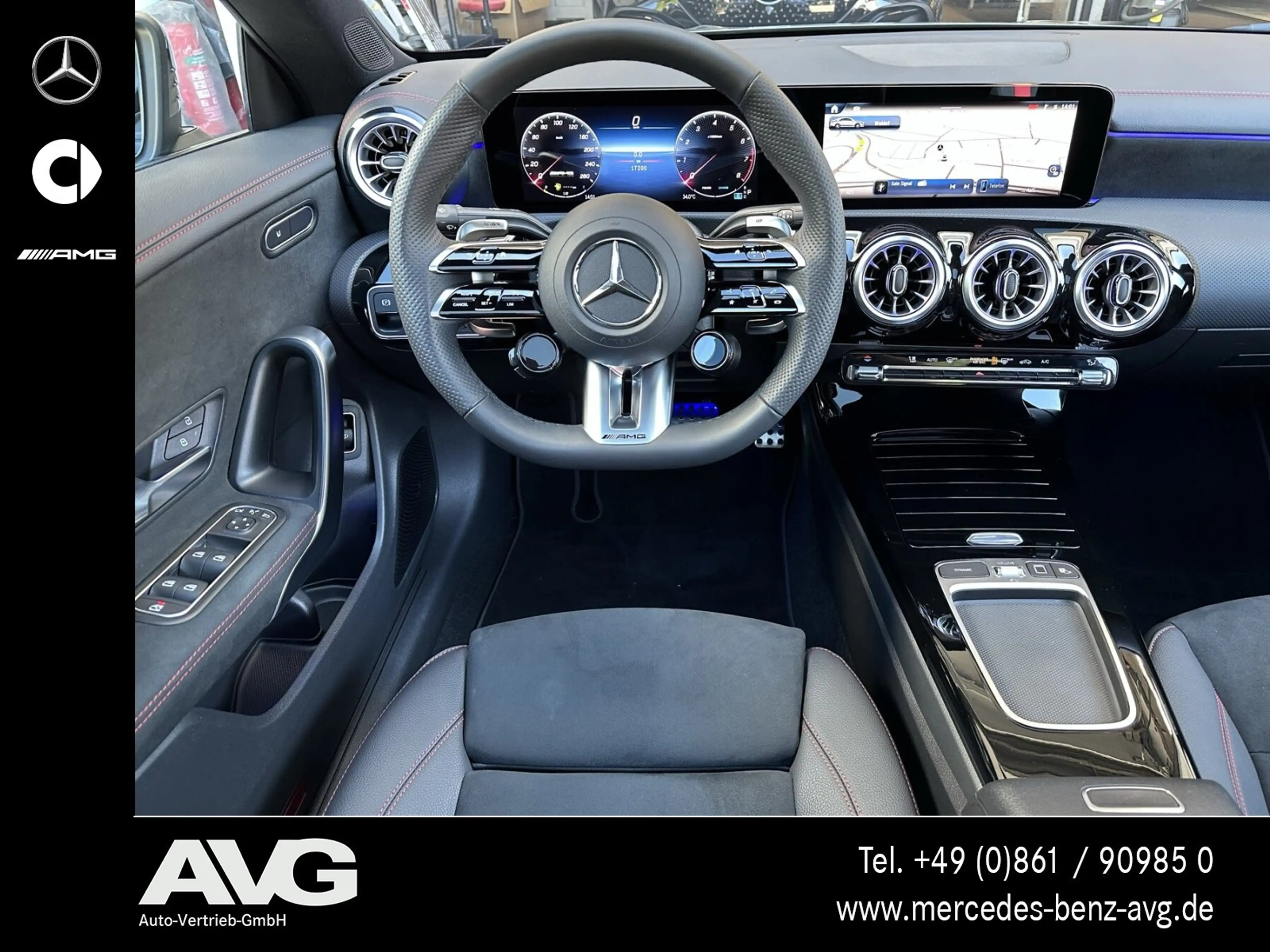 Mercedes-Benz CLA 35 AMG CLA 35 4M Coupé Aero-DynP Pano 19 Night Mattgrau — photo 14