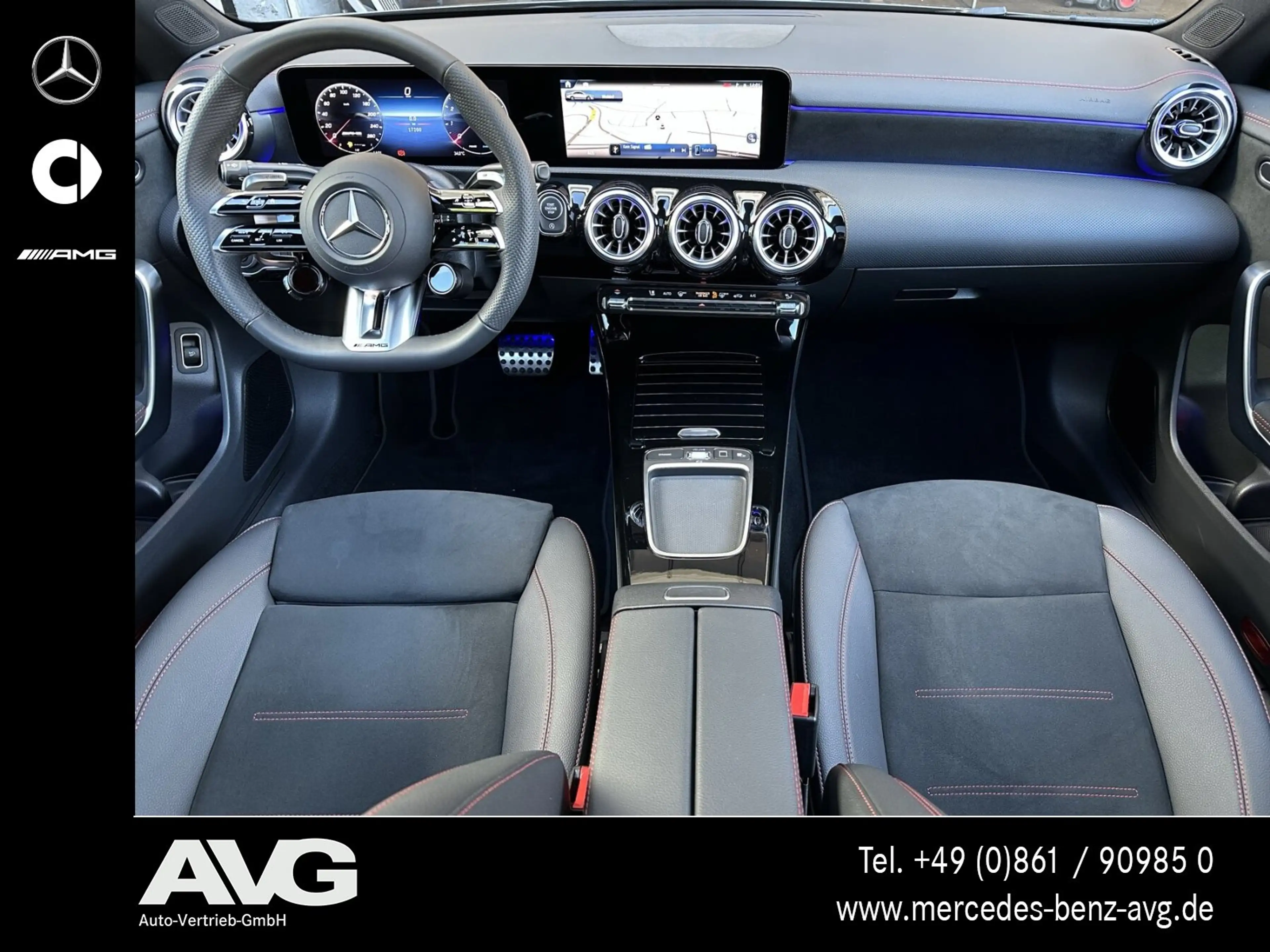 Mercedes-Benz CLA 35 AMG CLA 35 4M Coupé Aero-DynP Pano 19 Night Mattgrau — photo 13