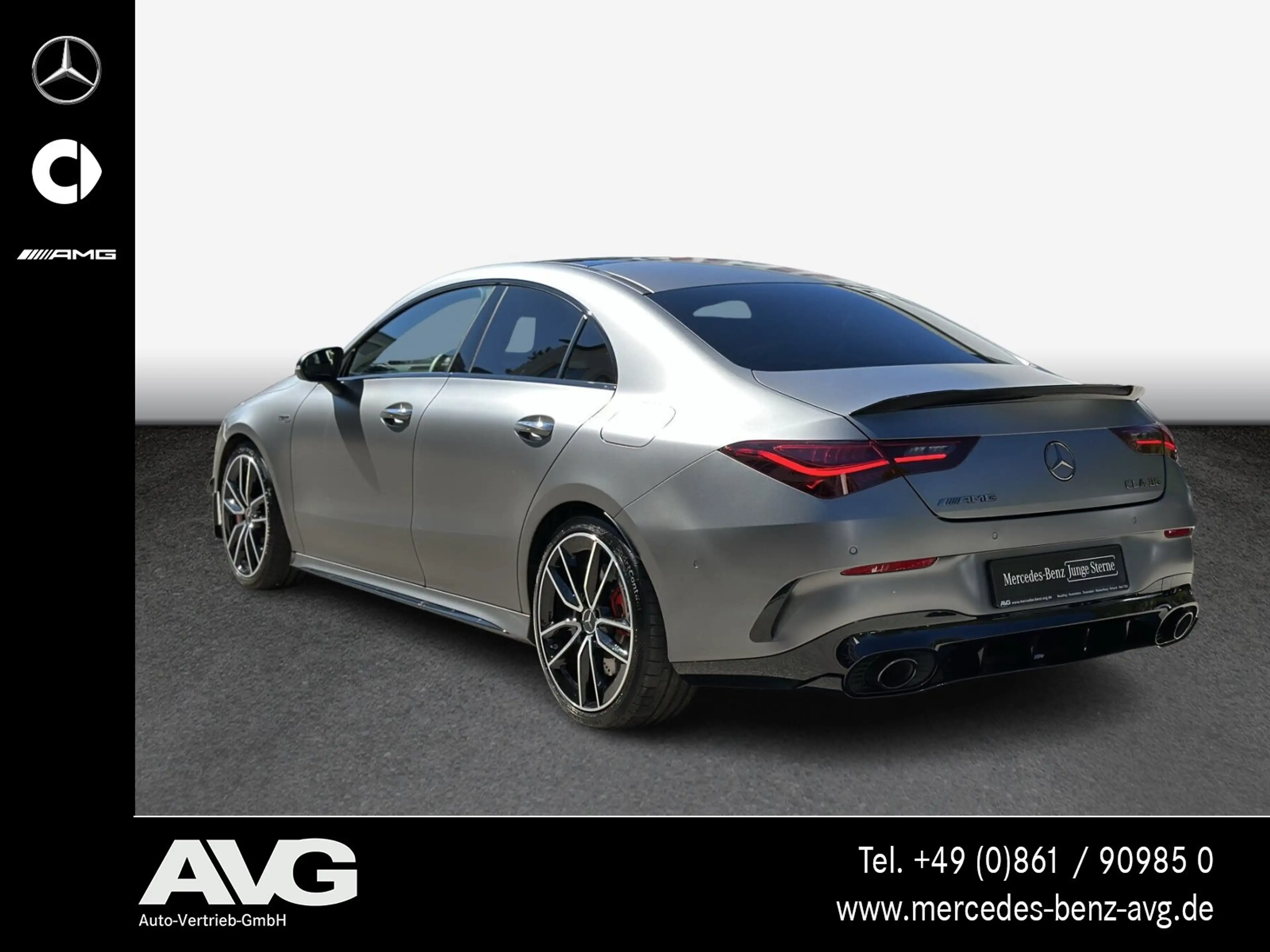 Mercedes-Benz CLA 35 AMG CLA 35 4M Coupé Aero-DynP Pano 19 Night Mattgrau — photo 4