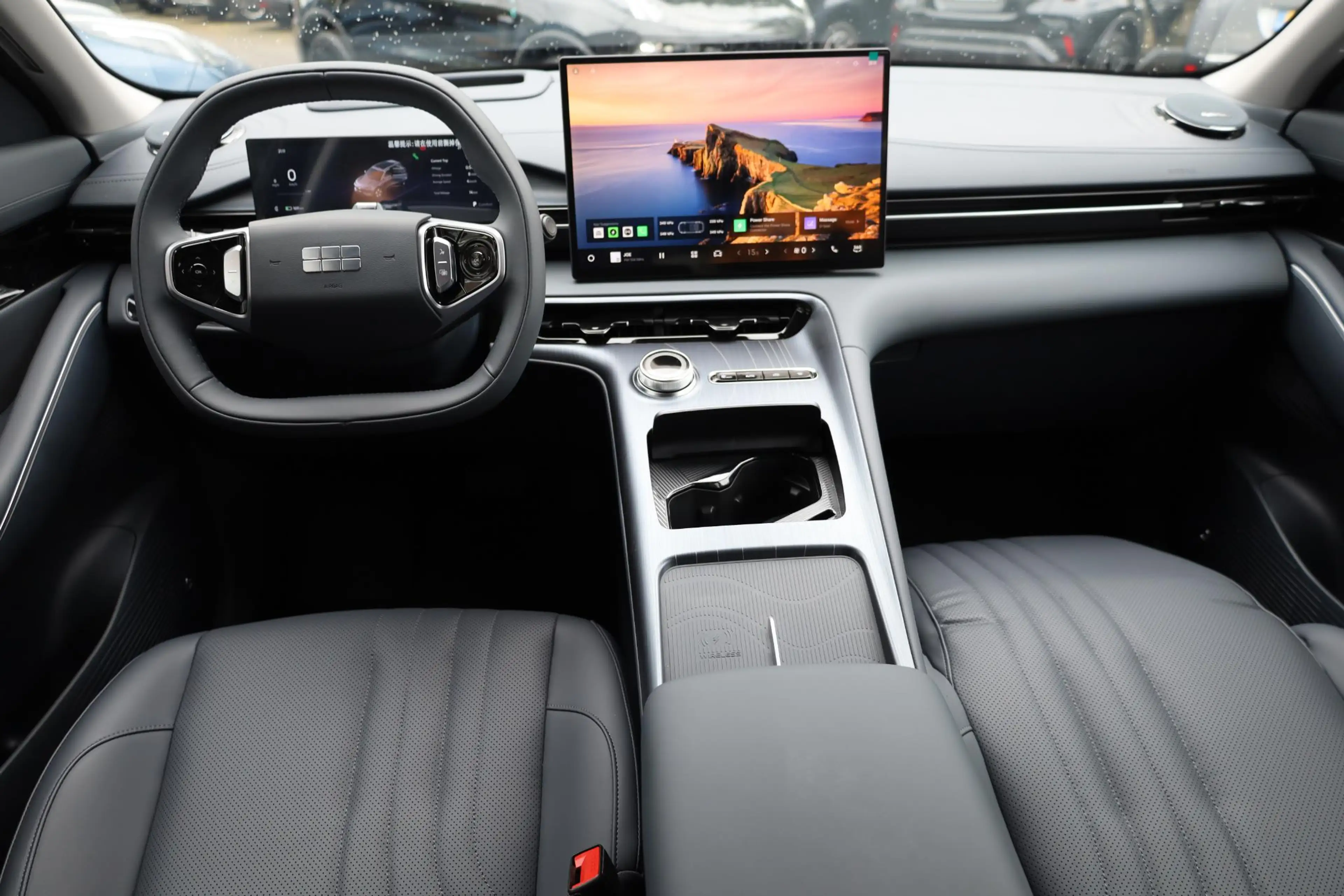 Geely E5 Max+ 68 kWh ZWART-LEDER! 475KM-RIJBEREIK PANO MASS — photo 5