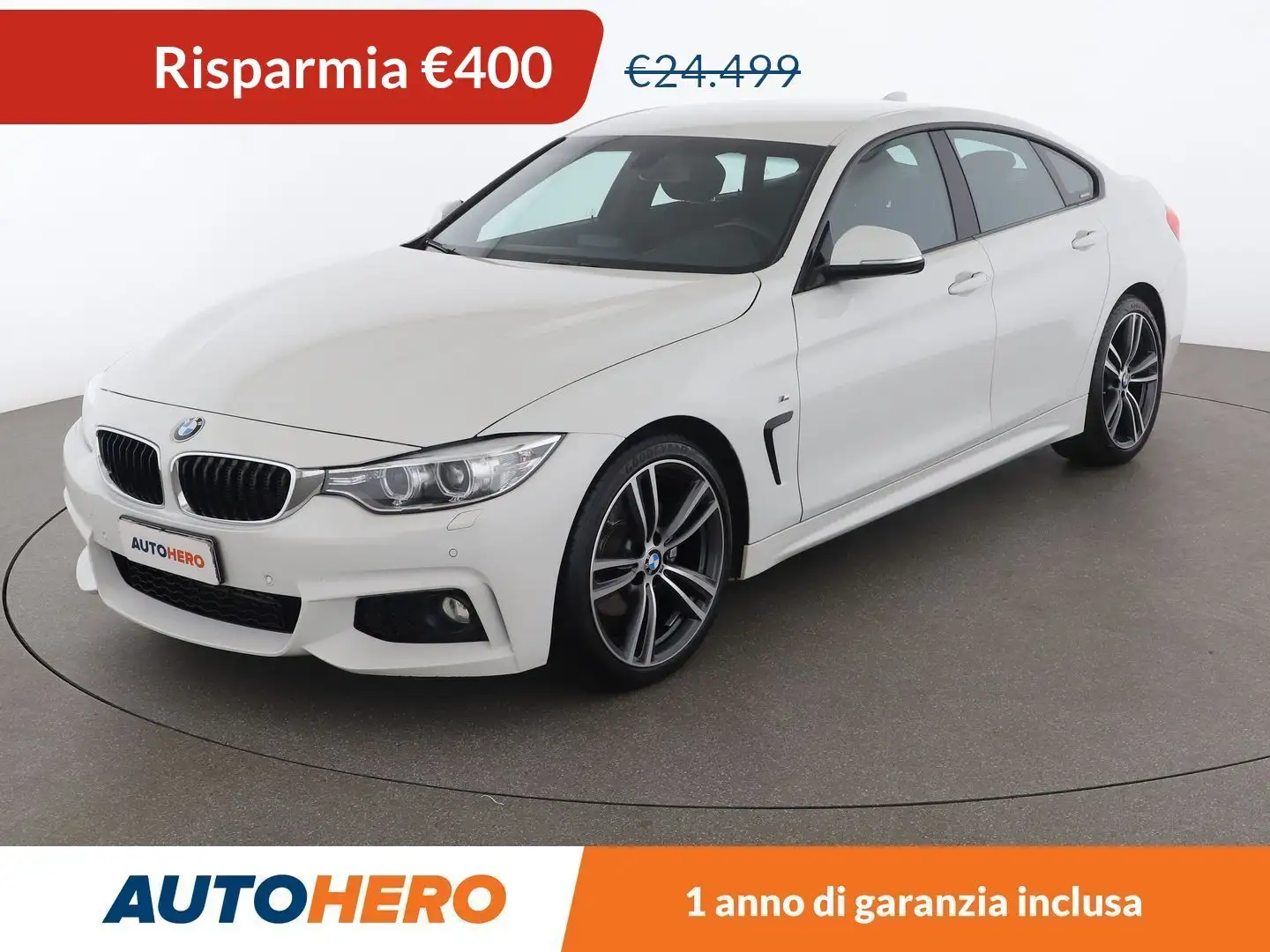 BMW 420 420d Gran Coupé Msport Bianco - 1