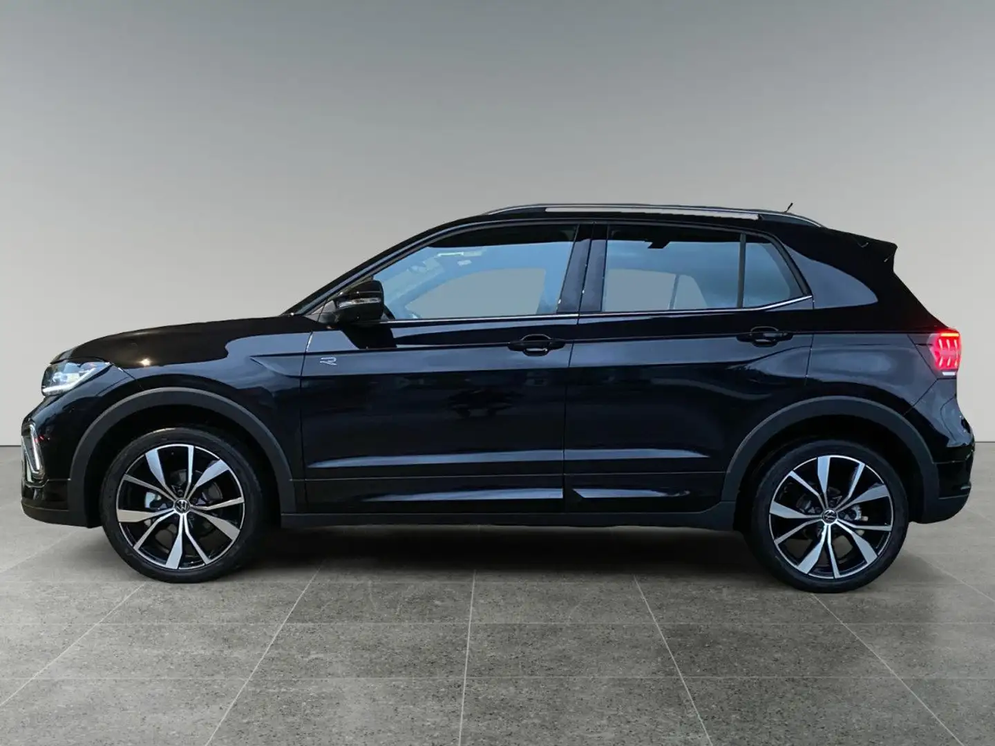 Volkswagen T-Cross 1.0 TSI R-Line AHK Matrix ACC Bluetooth Schwarz - 2