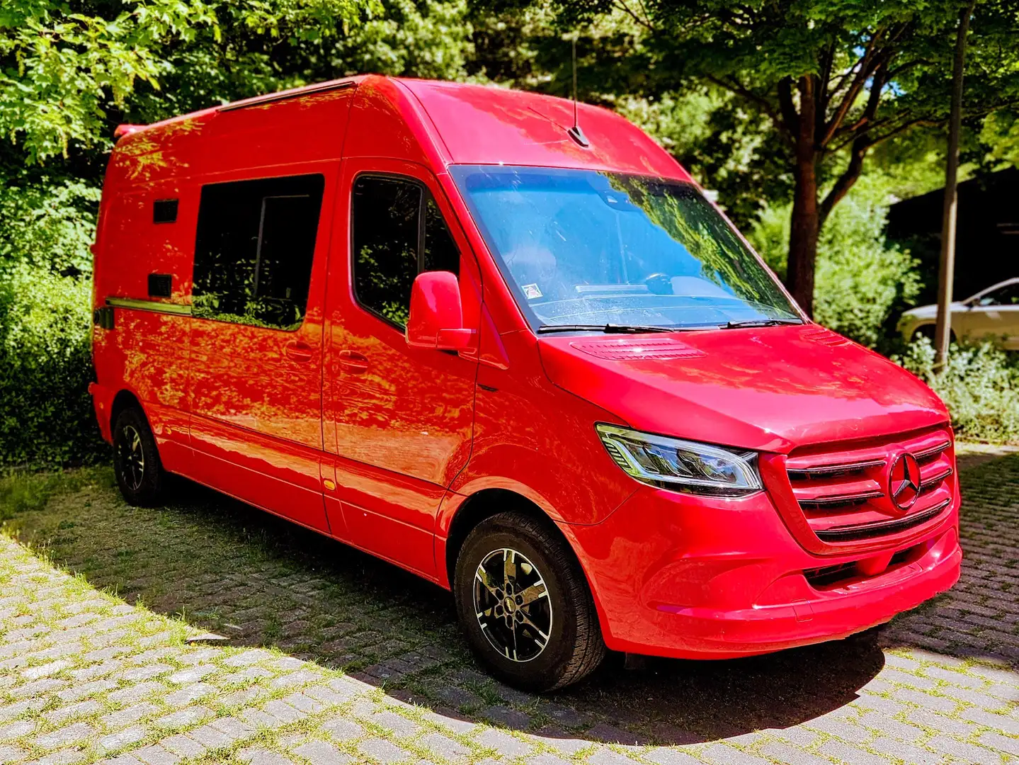 Mercedes-Benz Sprinter 314 CDI Sprinter Lang HA 7G-TRONIC Plus Rojo - 1