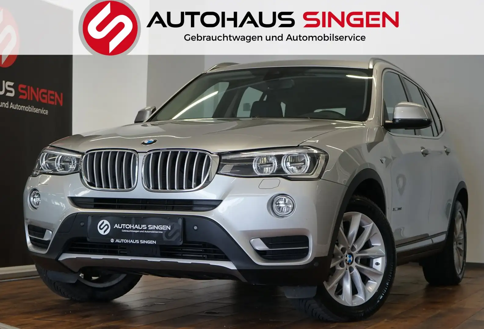 BMW X3 xDrive 30d X-LINE|LED|NAVI|PANO|HUD|CAM|LEDER Argent - 1