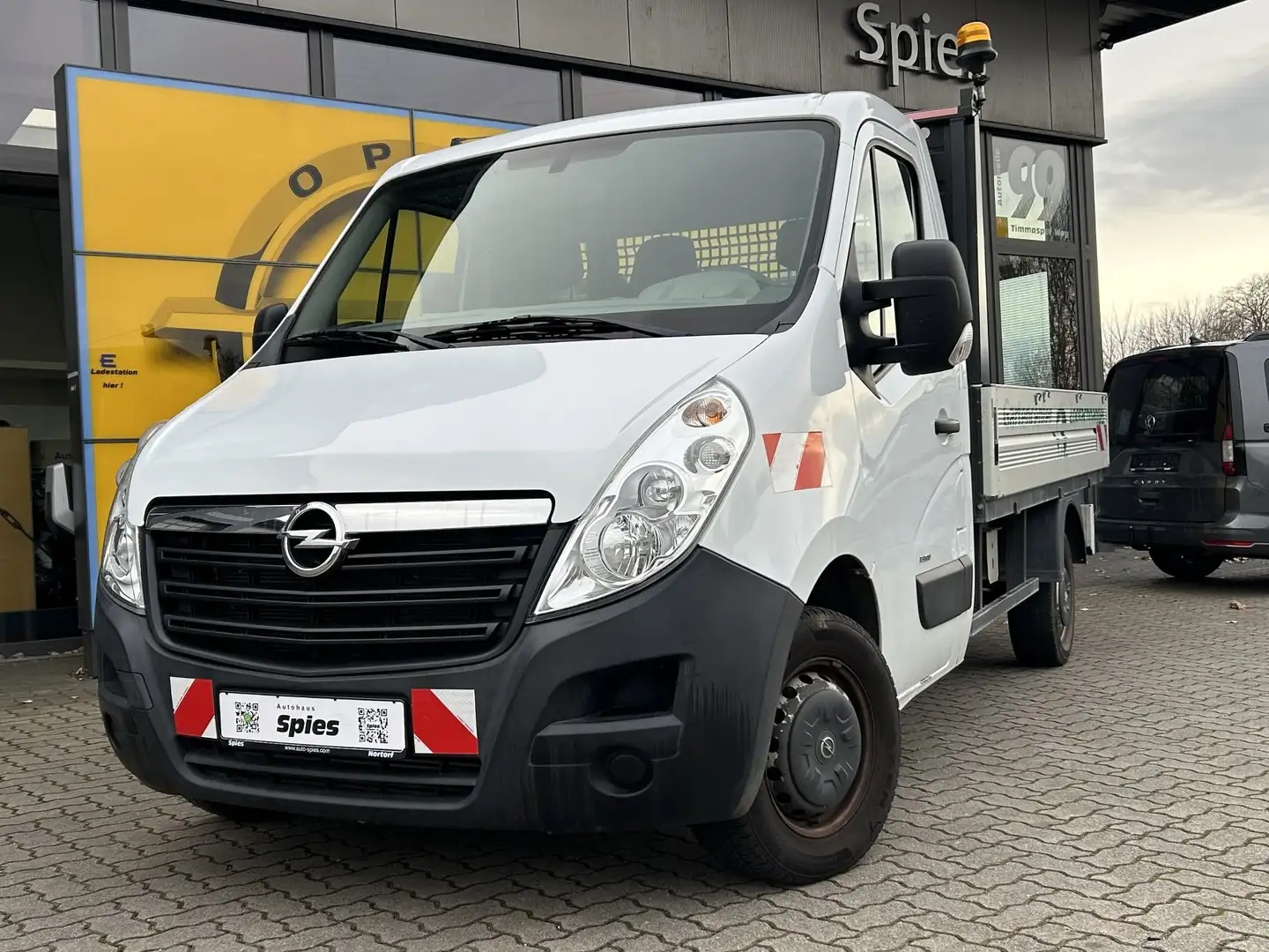 Opel Movano B Pritsche L2H1 3 1.Hand AHK Biały - 2