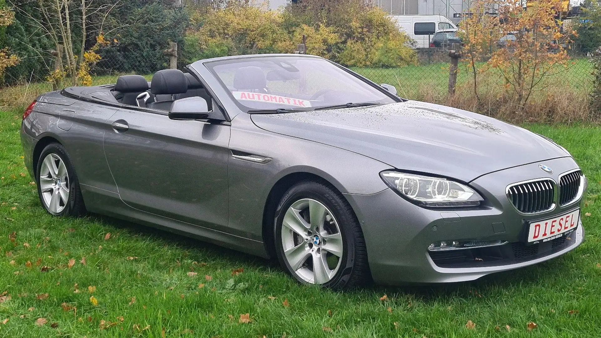 BMW 640 d xDrive Cabrio*1.HD*LED*Navi*Leder*DAB*Voll Grau - 2