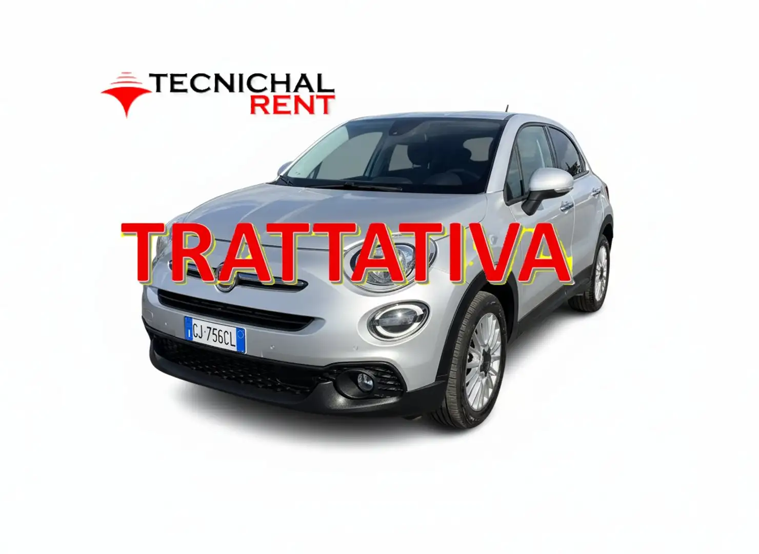 Fiat 500X FIAT 500X 1.6 Mjet 130cv E6D Connect Gris - 1