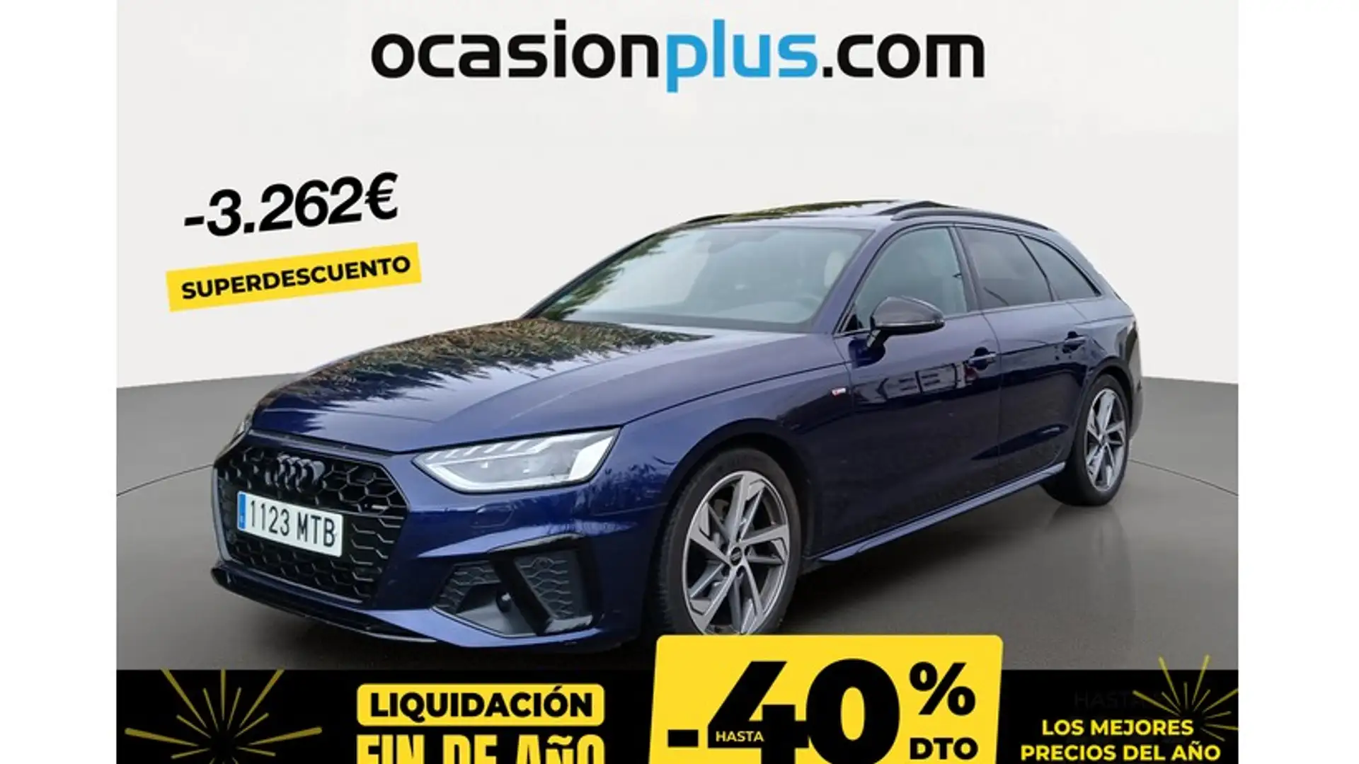 Audi A4 Avant 35 TDI S line S tronic 120kW Bleu - 1