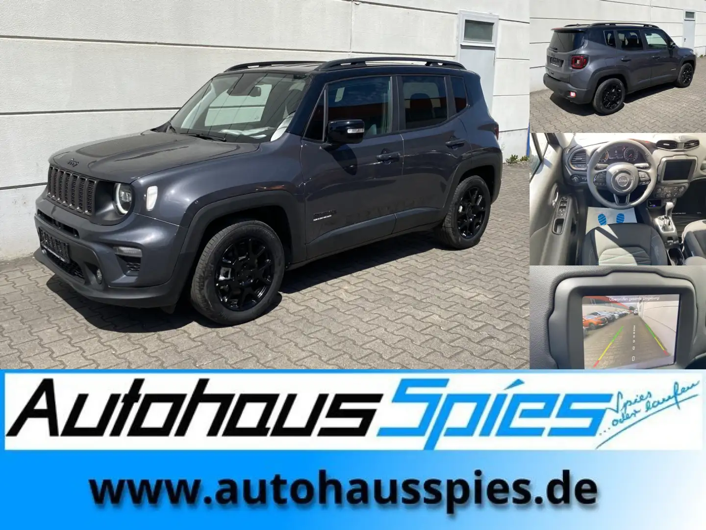 Jeep Renegade 1.5 MultiAir Mild Hybrid  Upland ACC LED Nav RKam Grau - 1