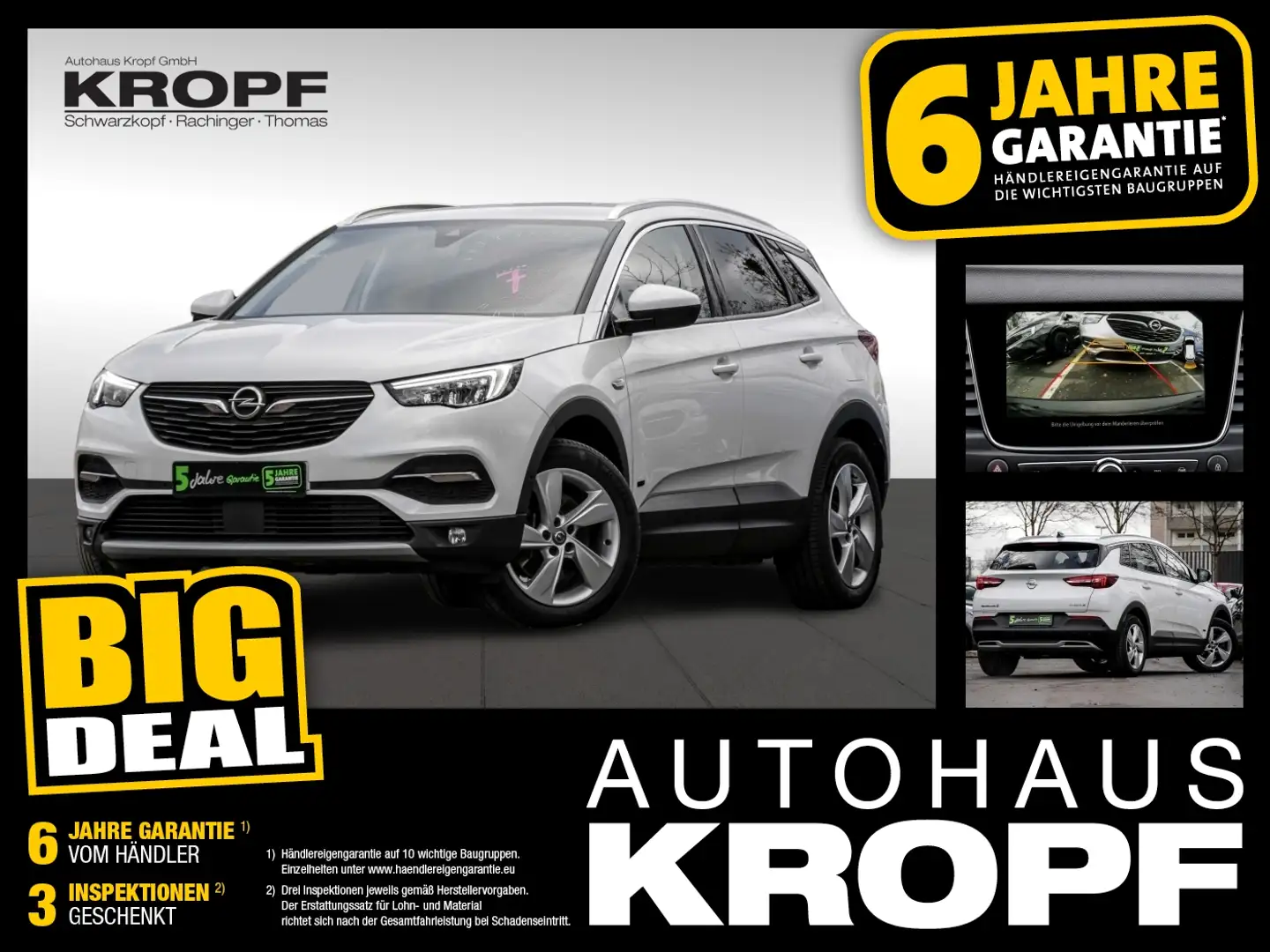 Opel Grandland 1.6T Hybrid 4 Allrad,Wallbox for free! Білий - 1