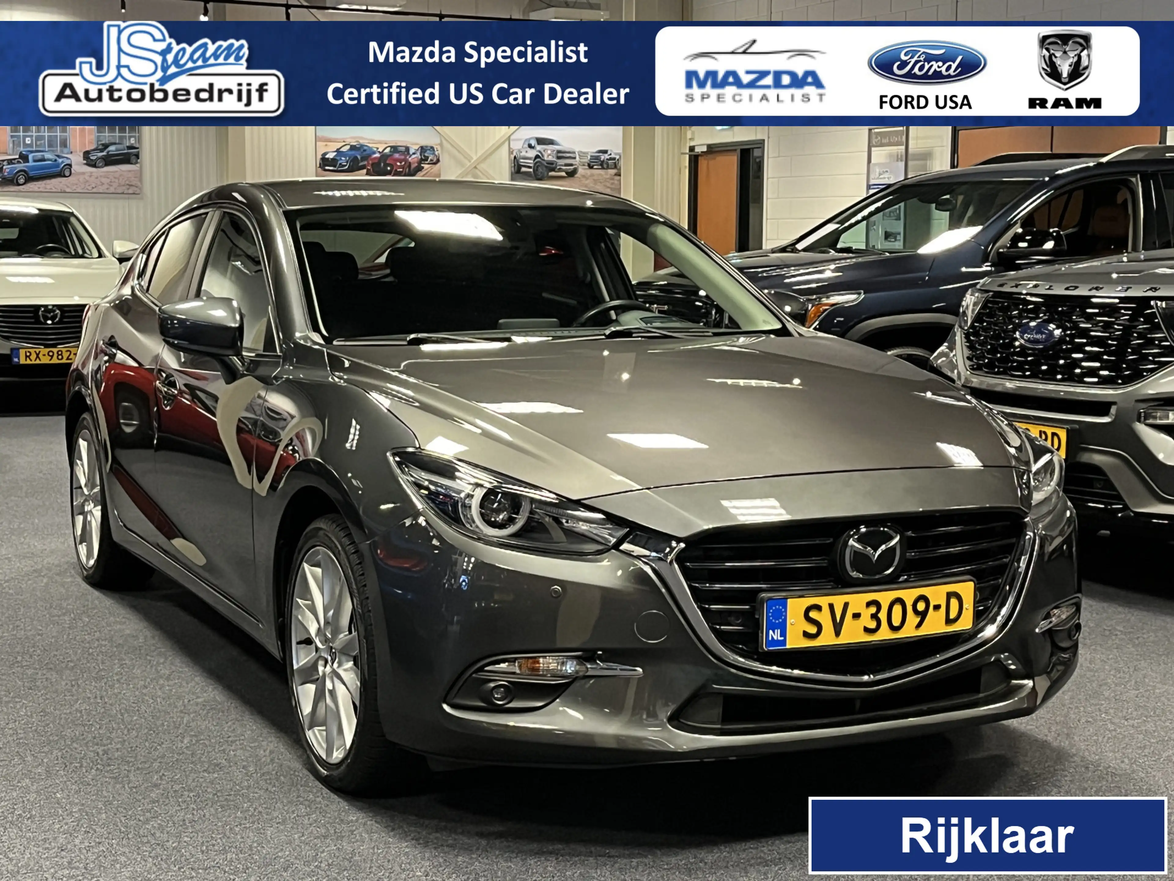 Mazda 3 2.0 SkyActiv-G GT-M 120PK Navi Leder Bose Cruise H